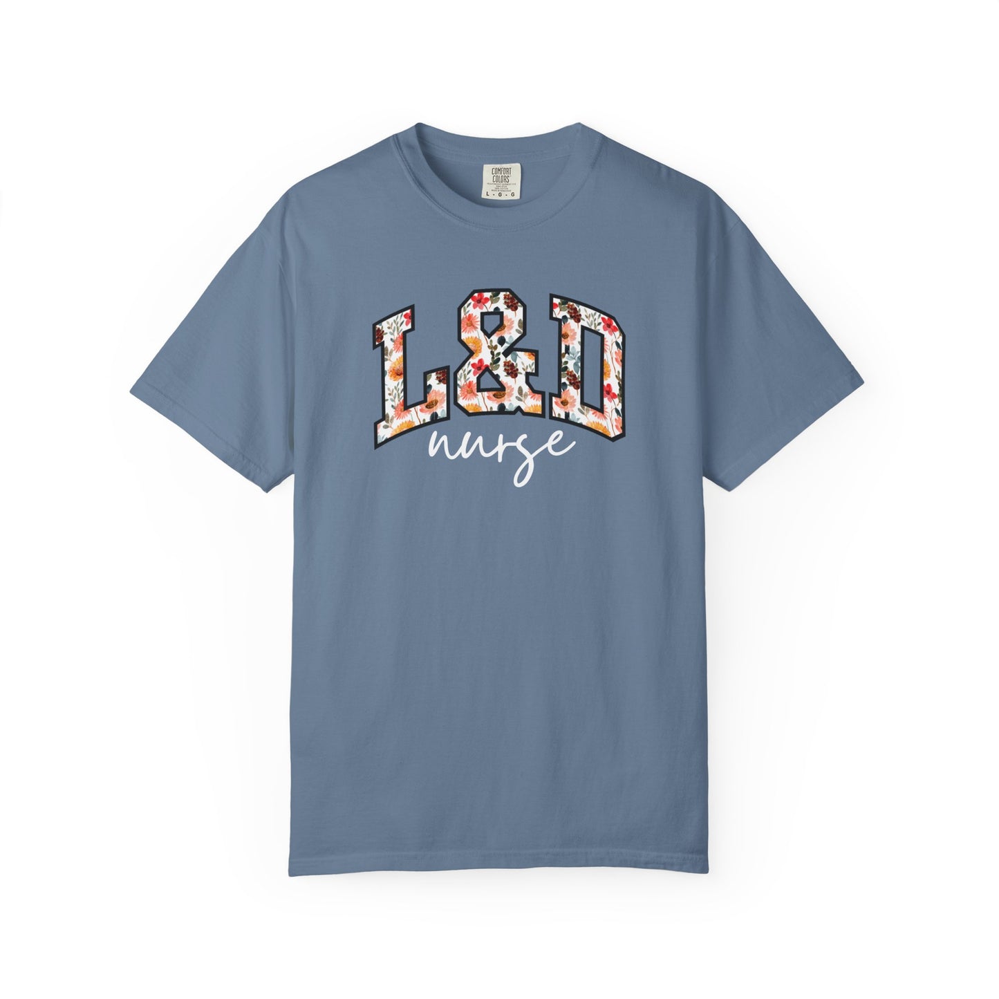 Floral L&D Nurse Shirt