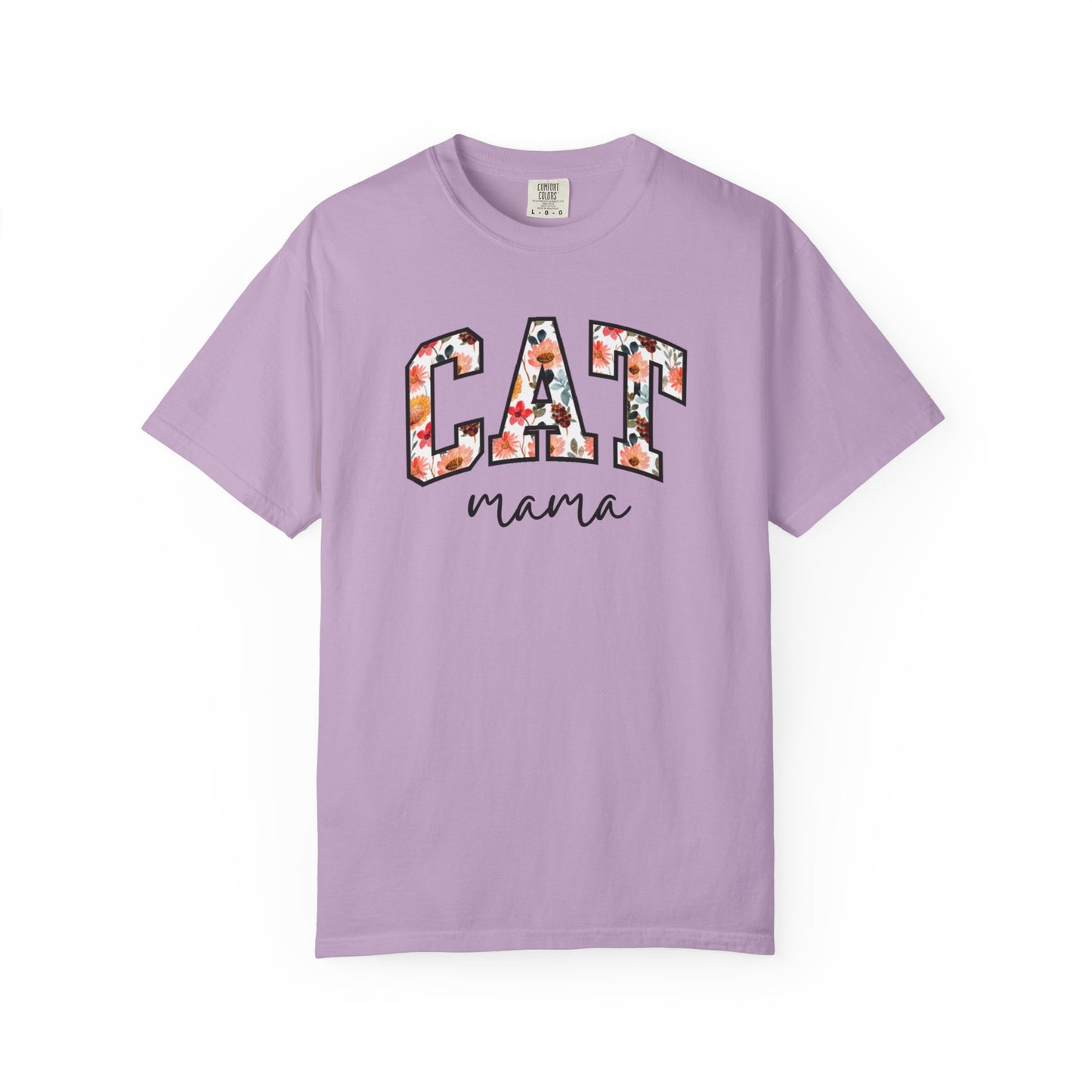 Floral Cat Mama Shirt