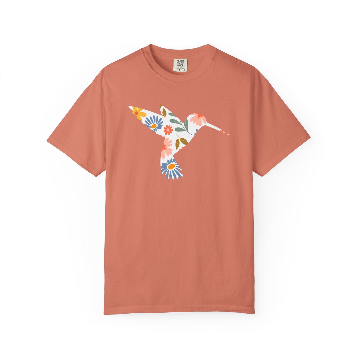 Floral Hummingbird Shirt