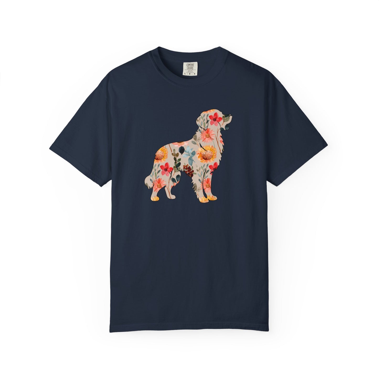 Floral Golden Retriever Shirt