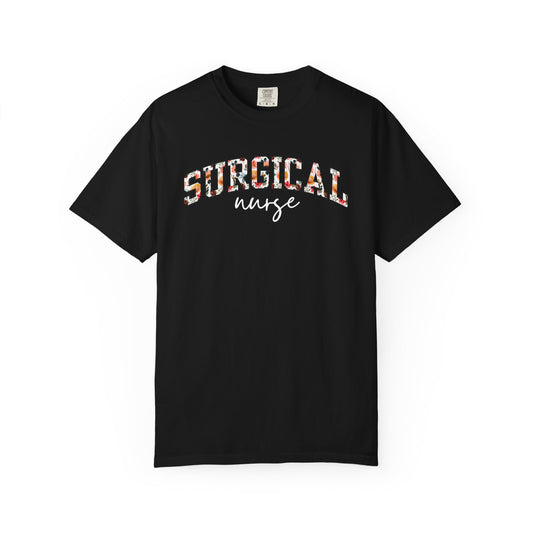Floral Surgical Nurse Shirt