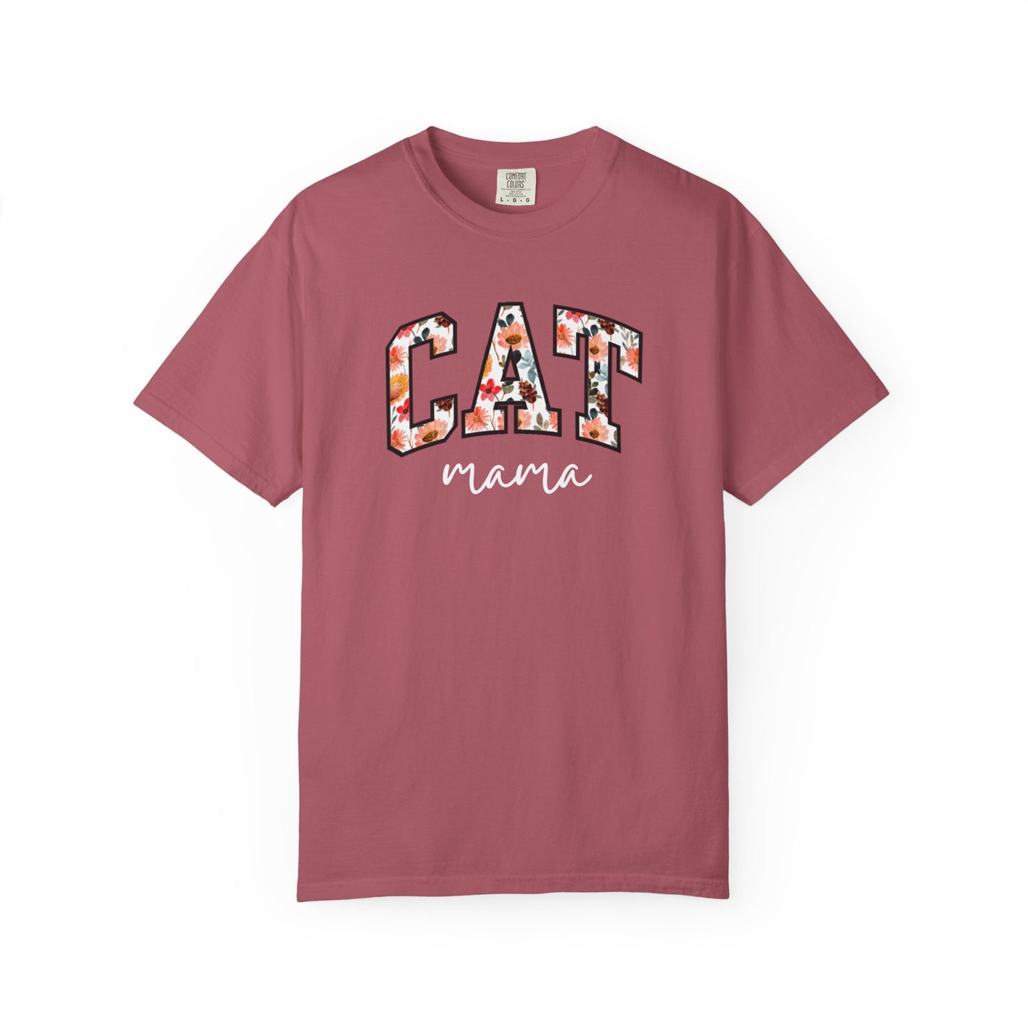 Floral Cat Mama Shirt