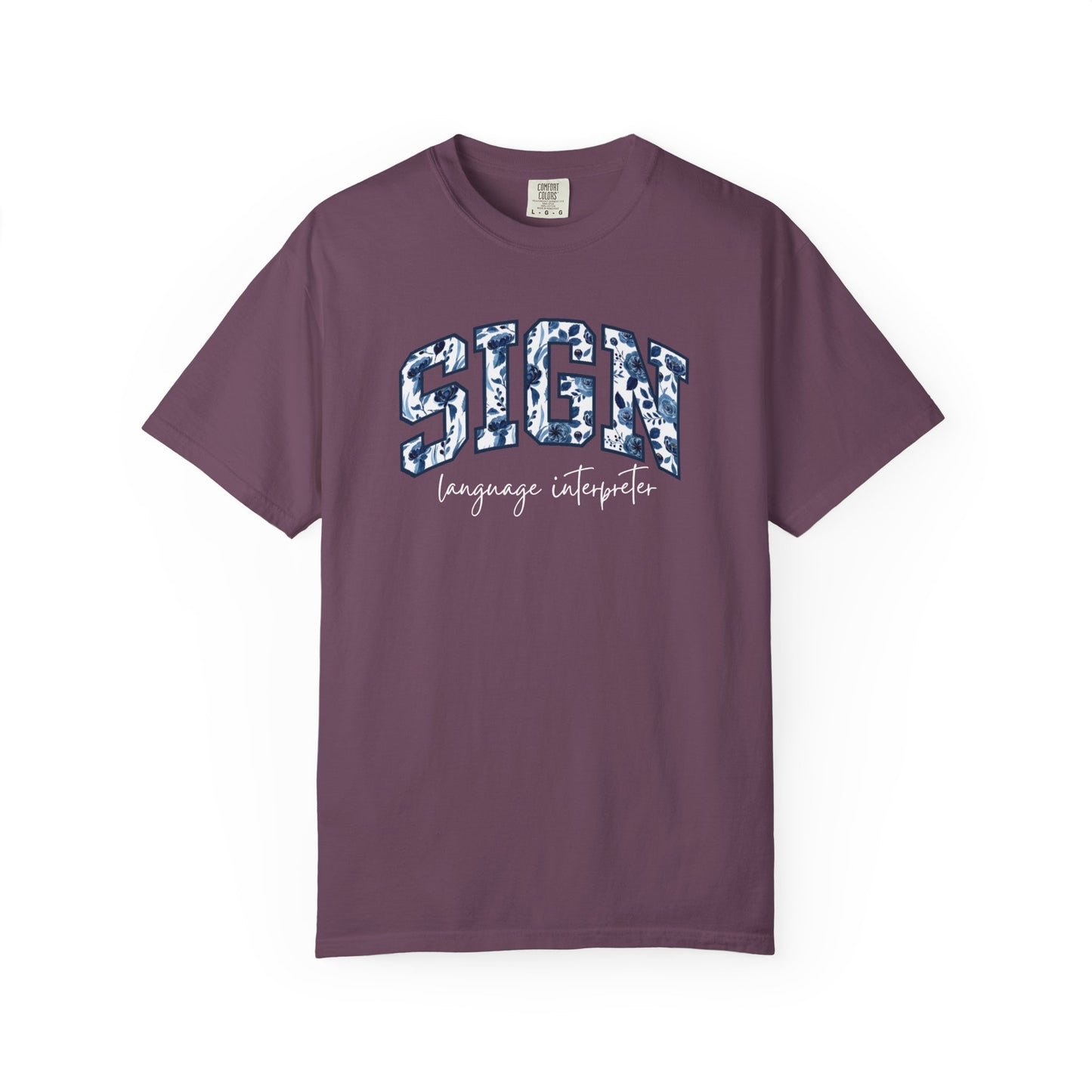 Floral Sign Language Interpreter Shirt
