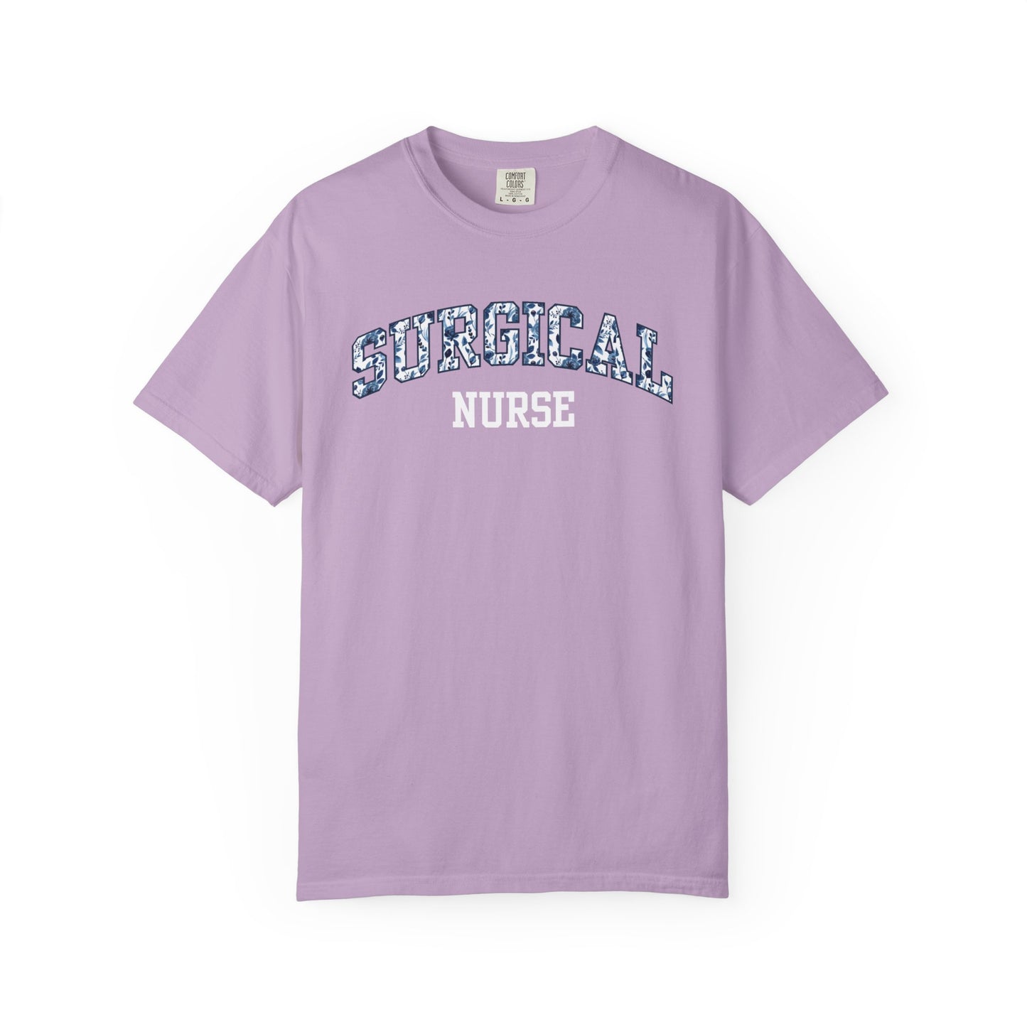 Floral Surgical Nurse Shirt