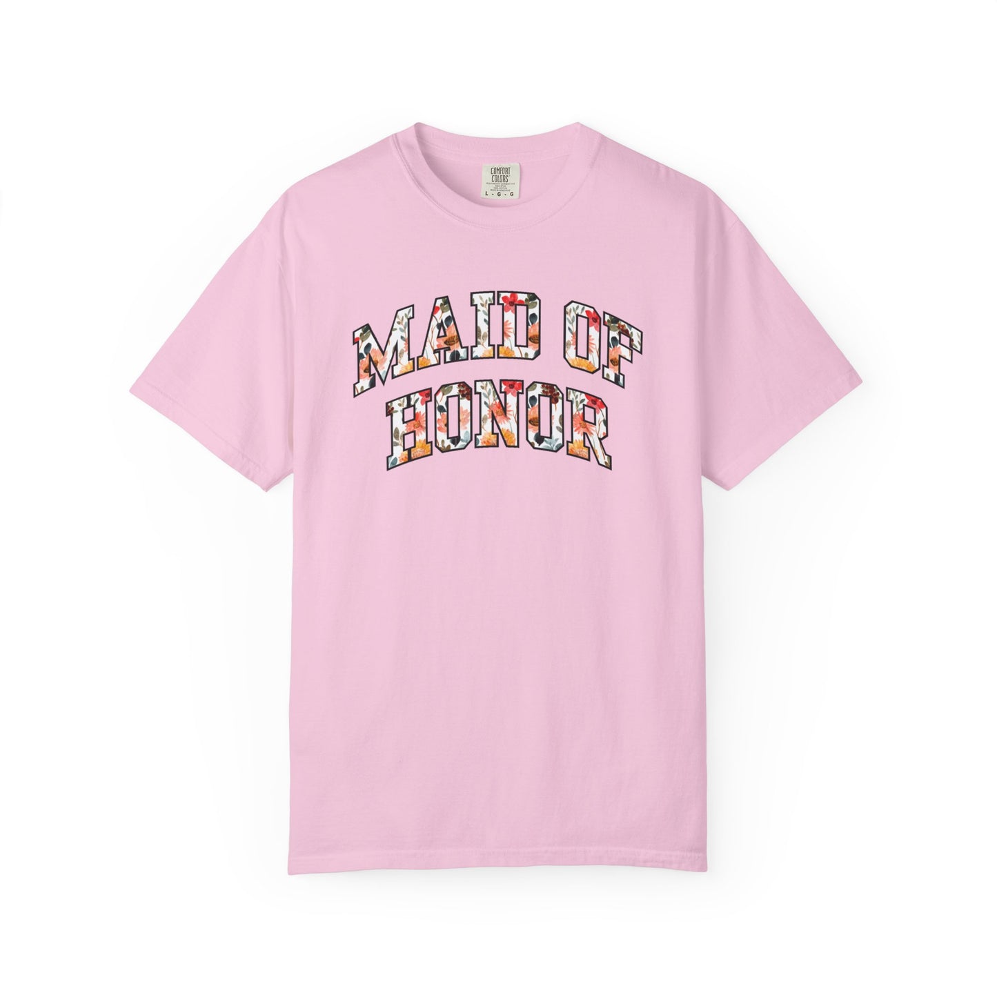 Floral Maid of Honor Shirt