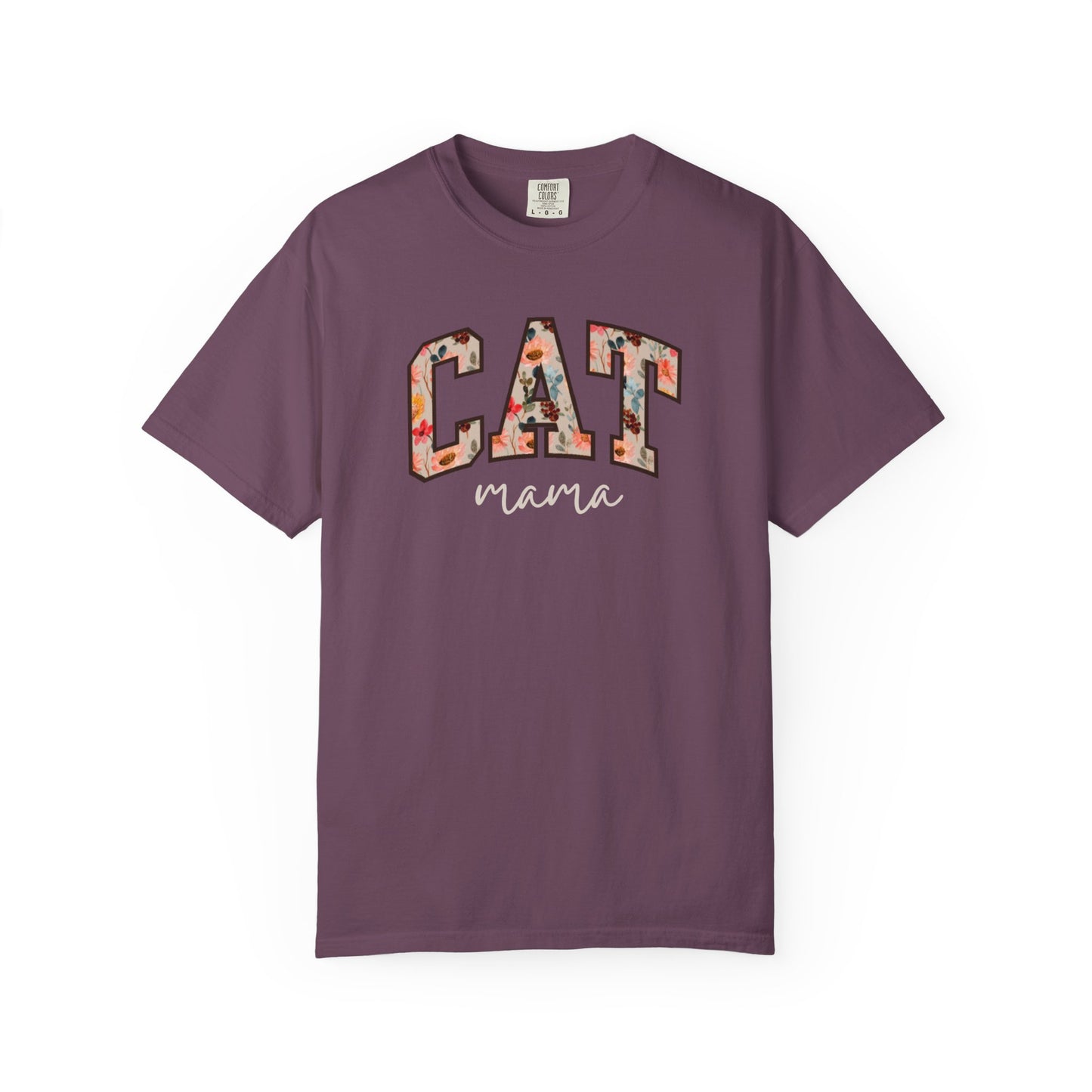 Floral Cat Mama Shirt