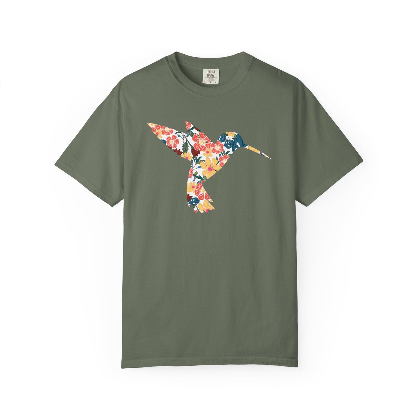 Floral Hummingbird Shirt