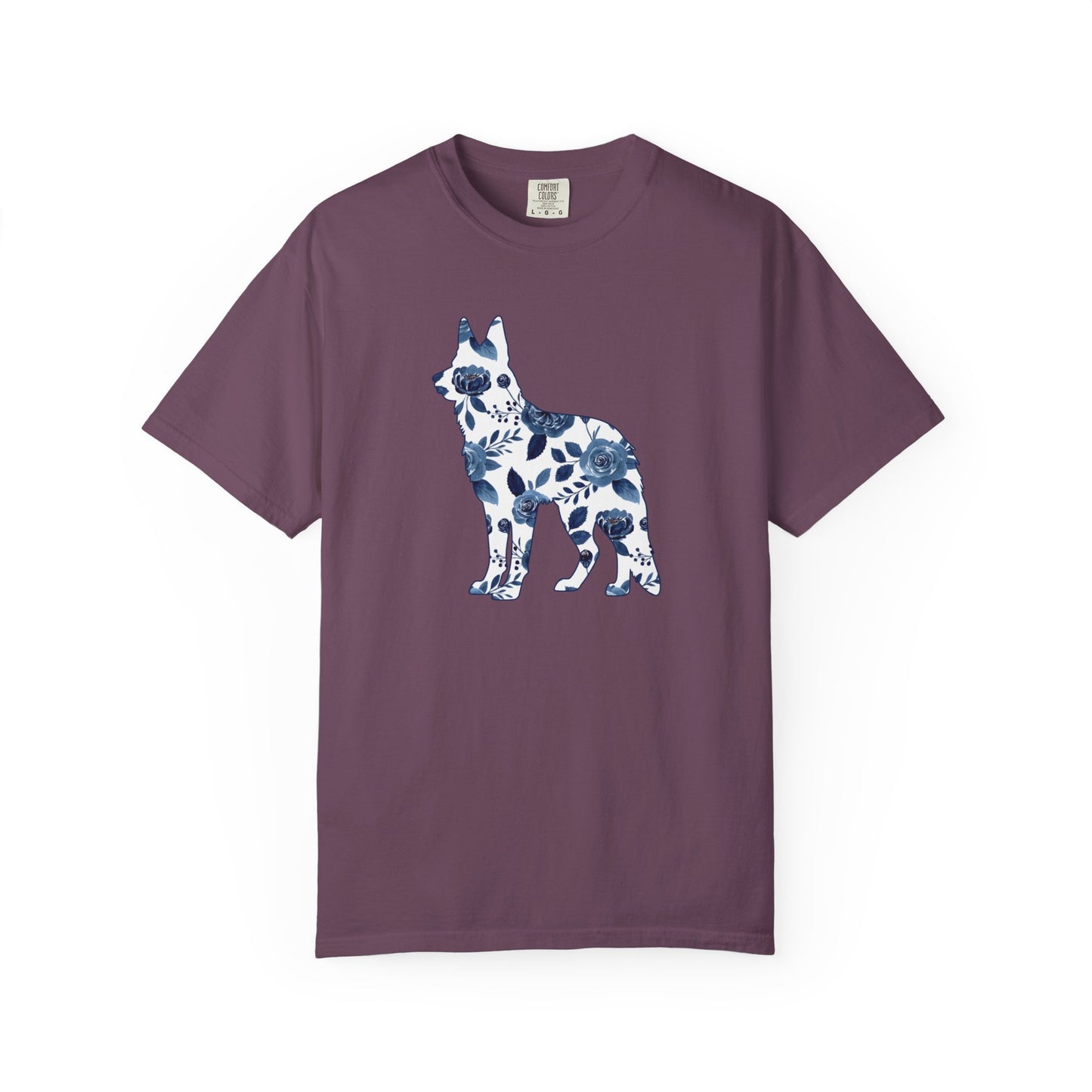 Floral German Shepherd Shirt