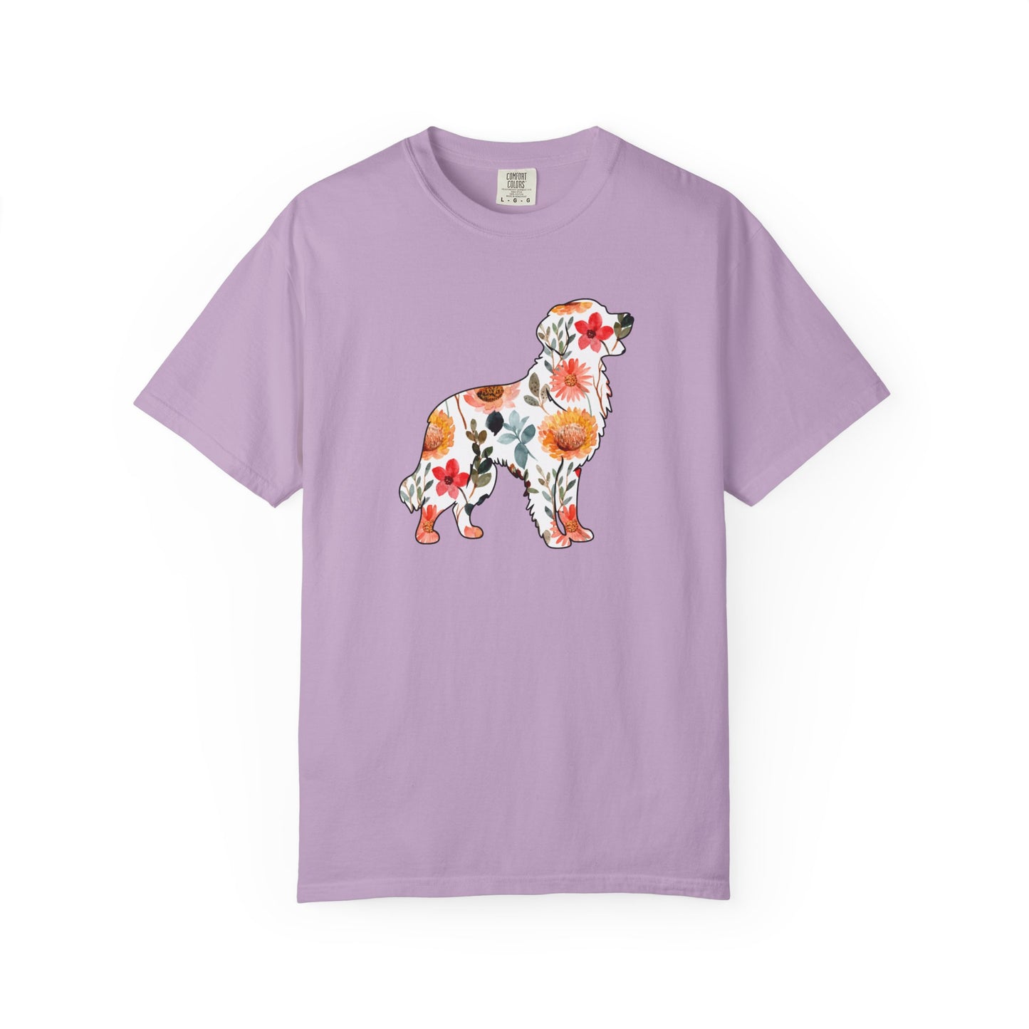 Floral Golden Retriever Shirt