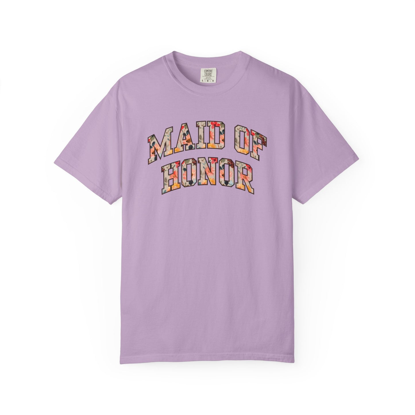 Floral Maid of Honor Shirt