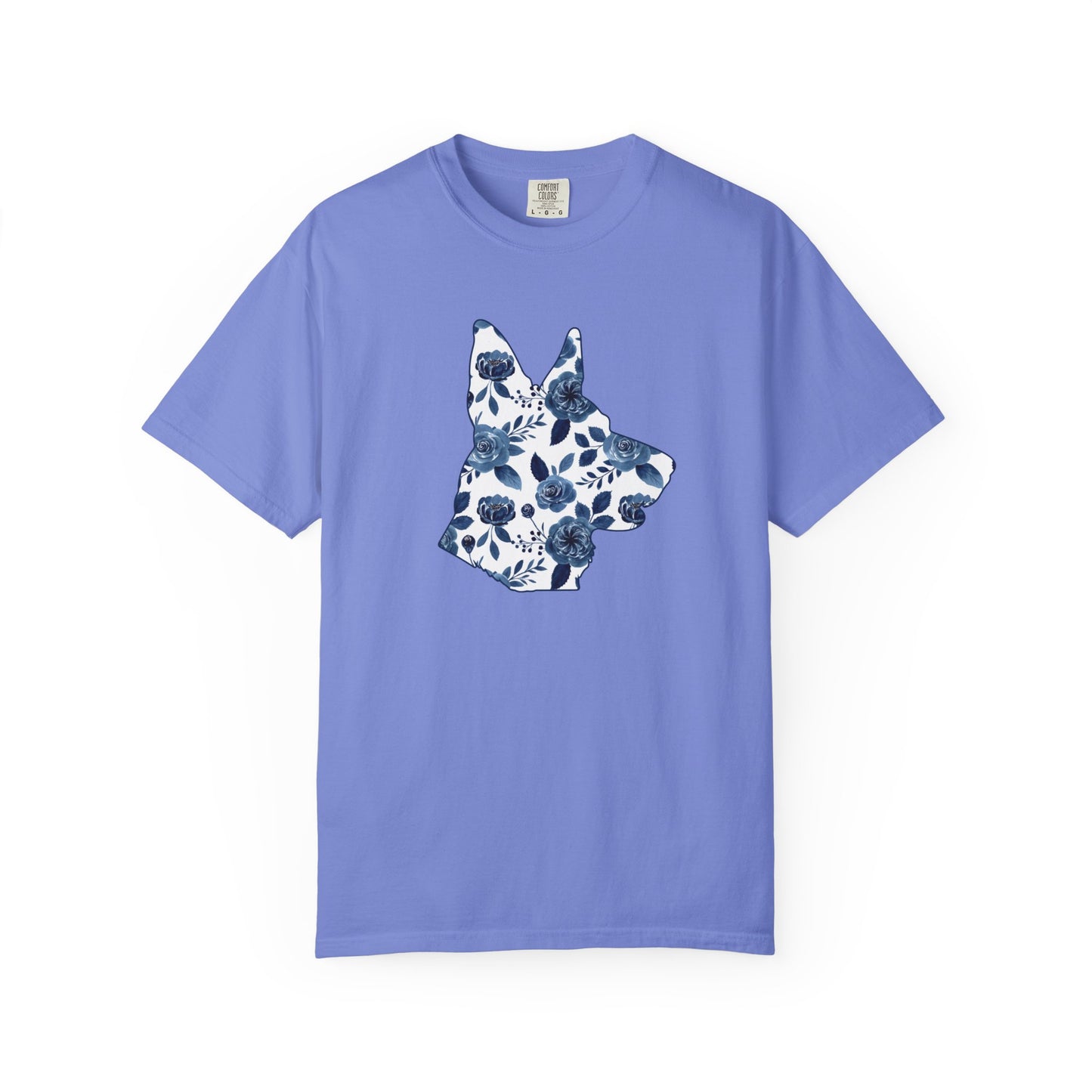 Floral German Shepherd Shirt