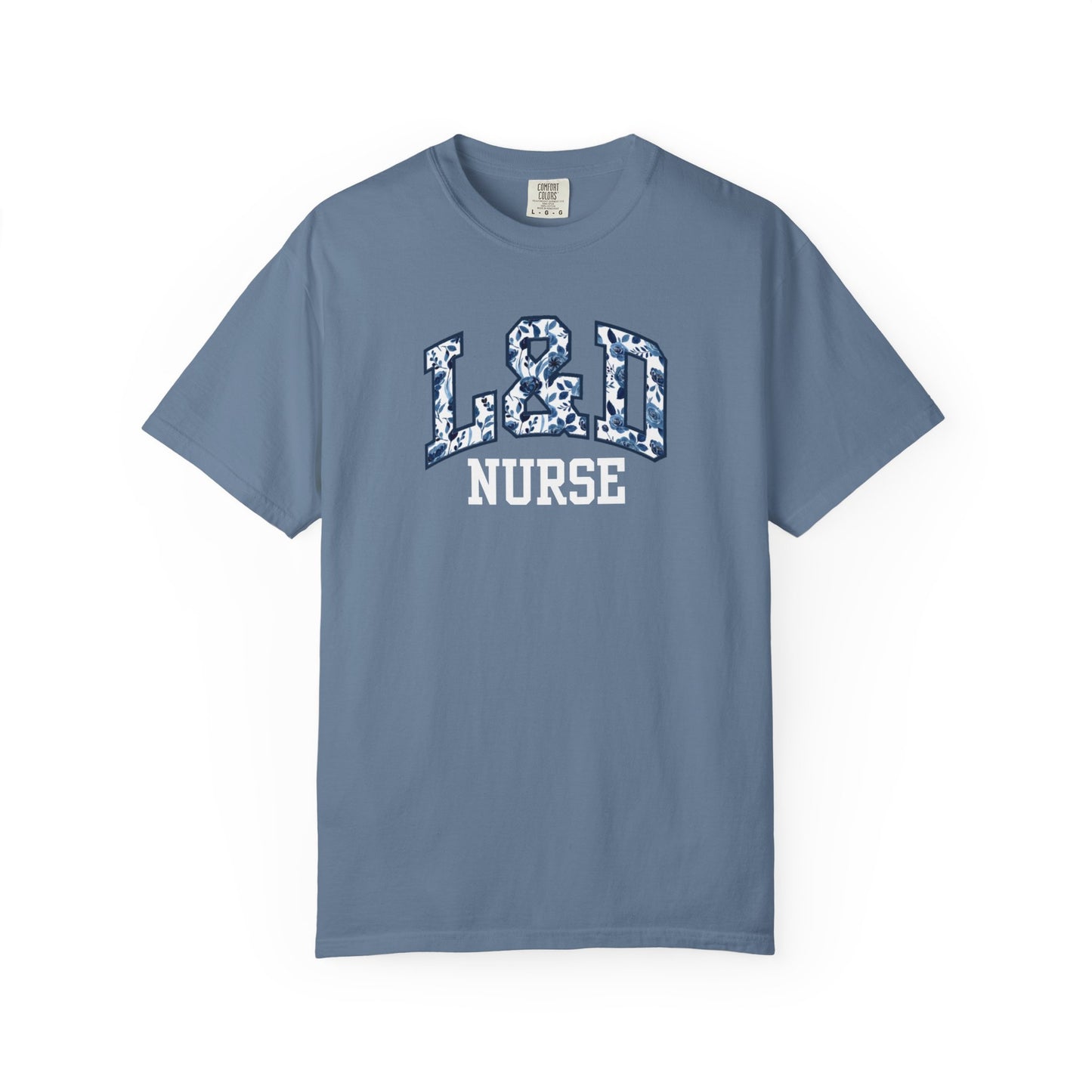Floral L&D Nurse Shirt