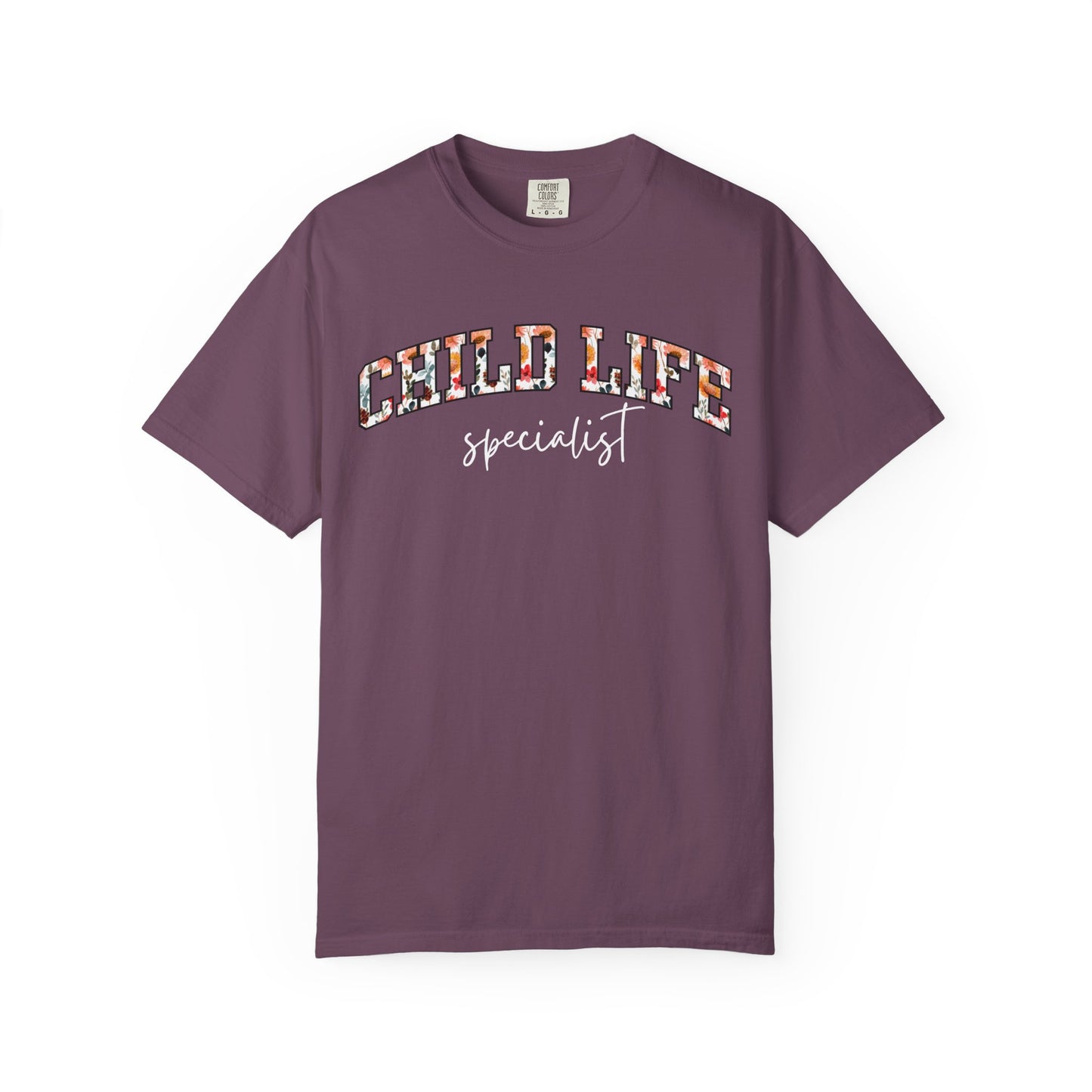 Floral Child Life Specialist Shirt