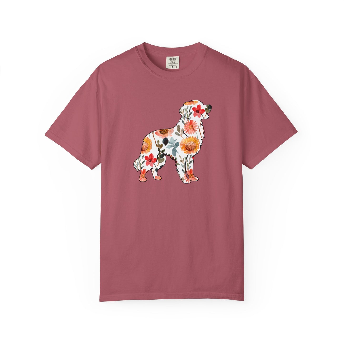 Floral Golden Retriever Shirt