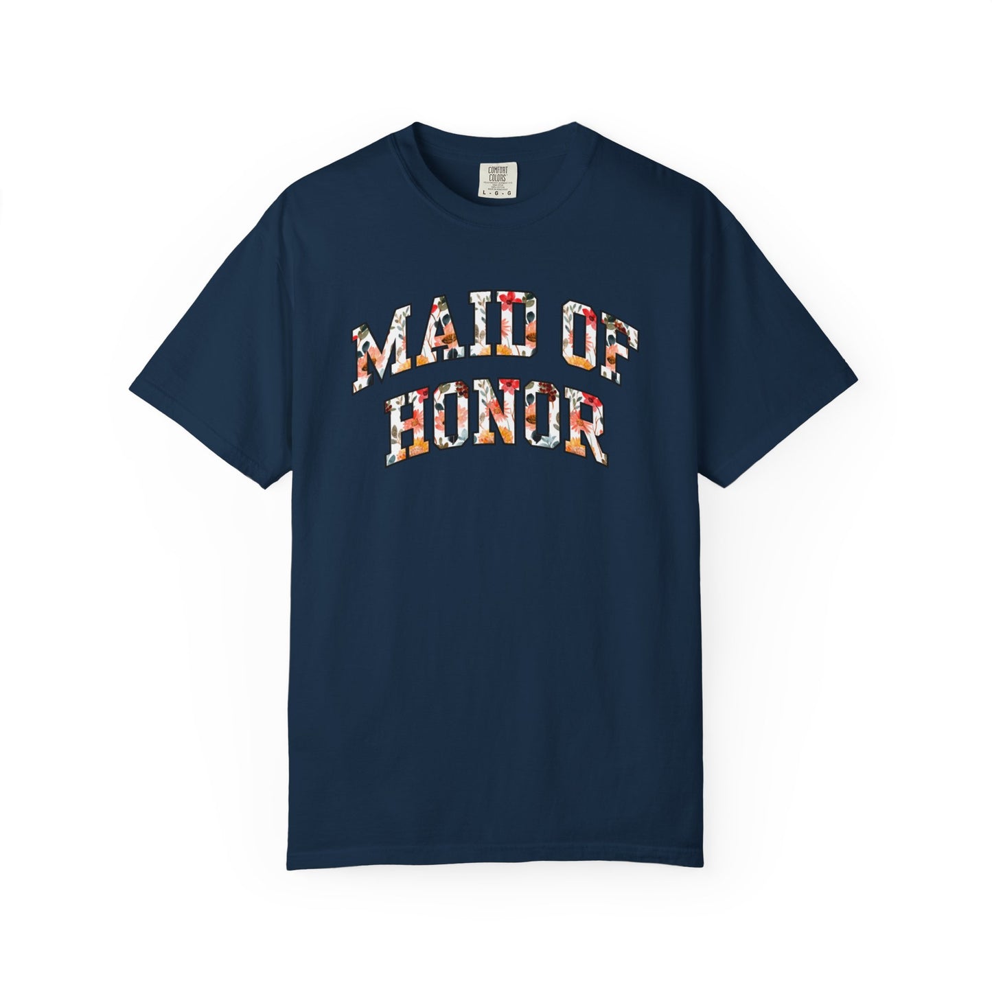 Floral Maid of Honor Shirt
