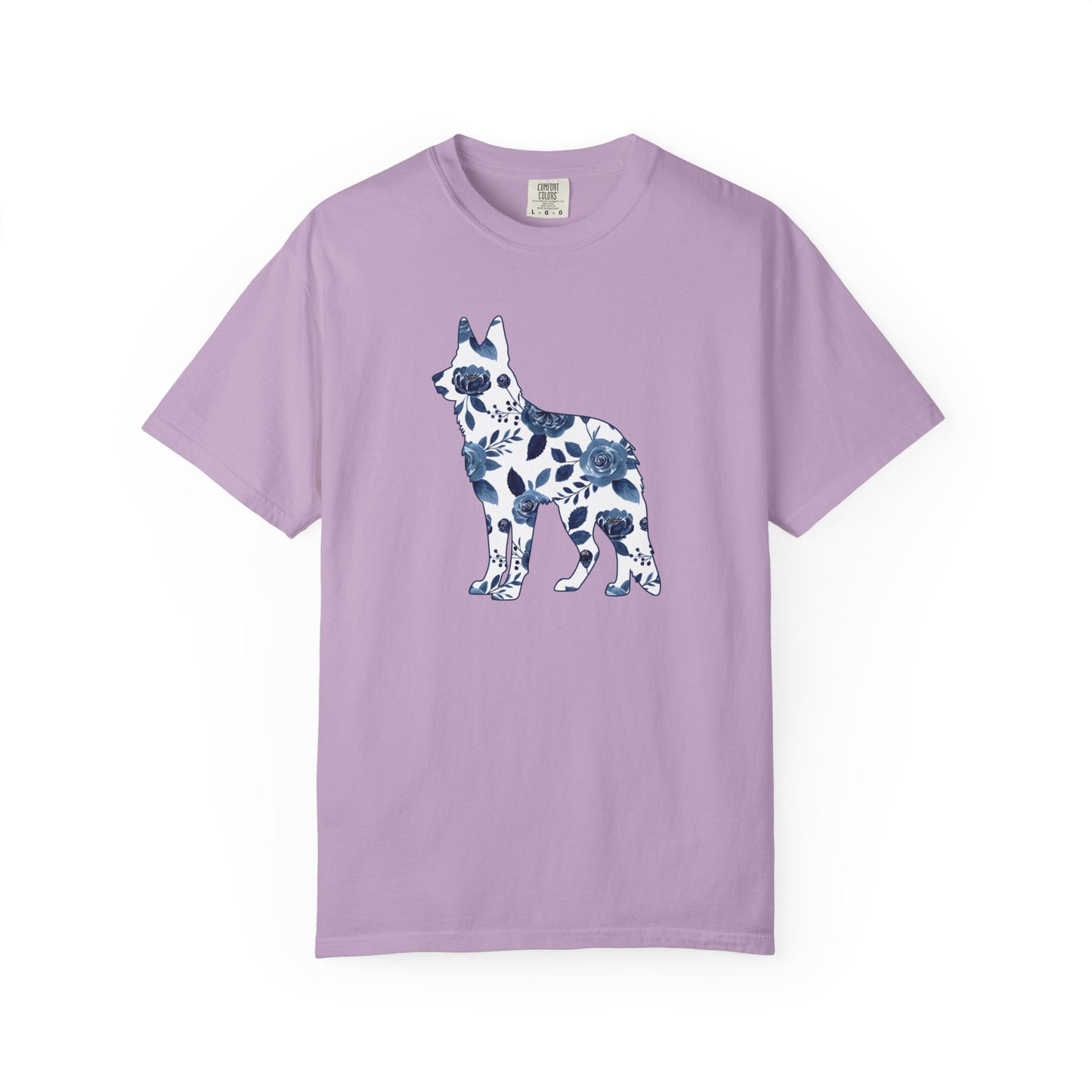 Floral German Shepherd Shirt