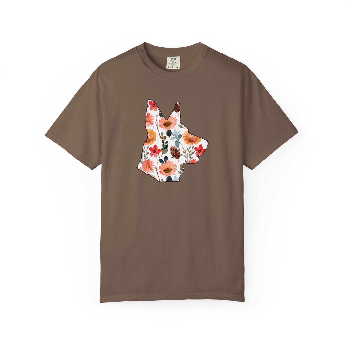 Floral German Shepherd Shirt