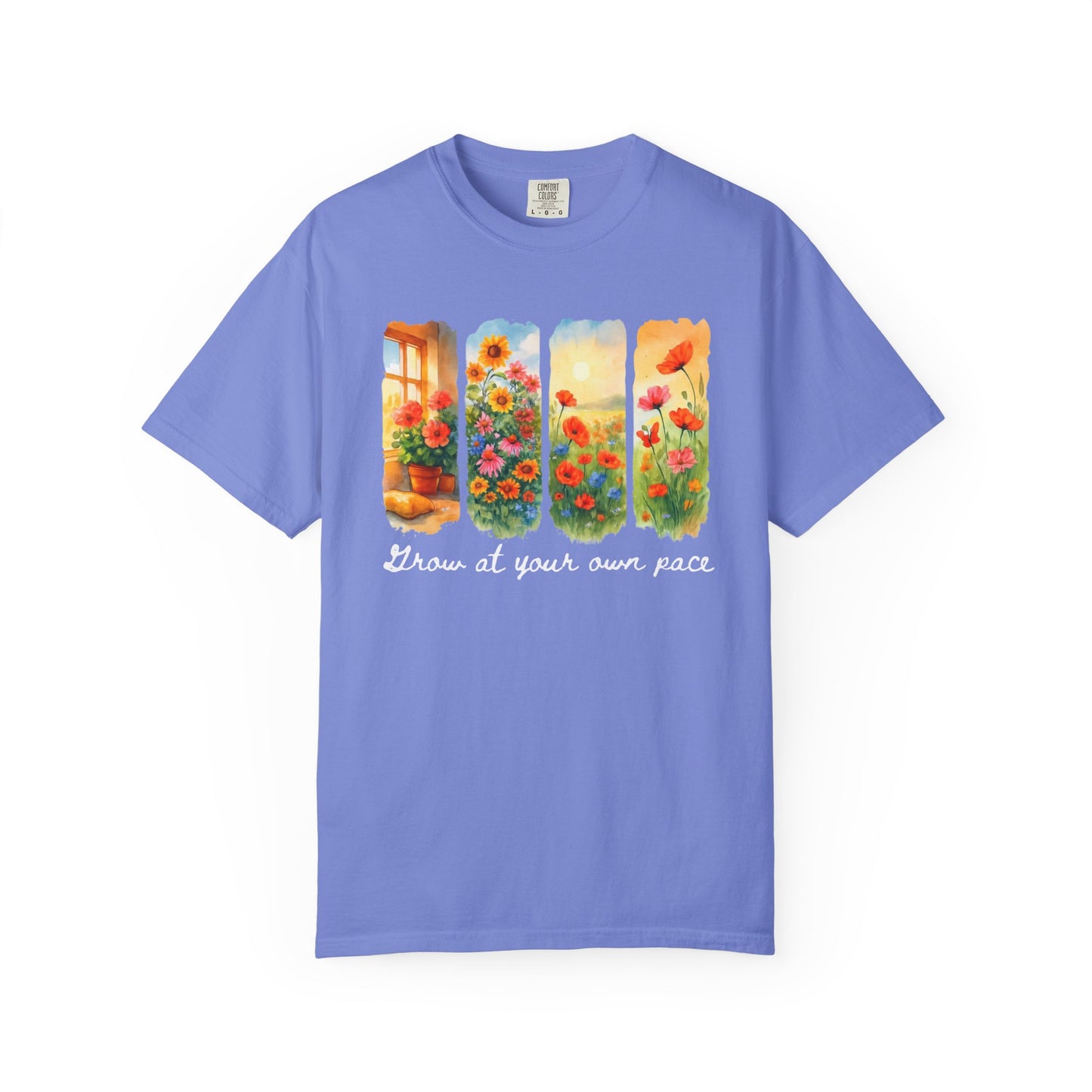 Floral Grow At Your Own Pace Shirt