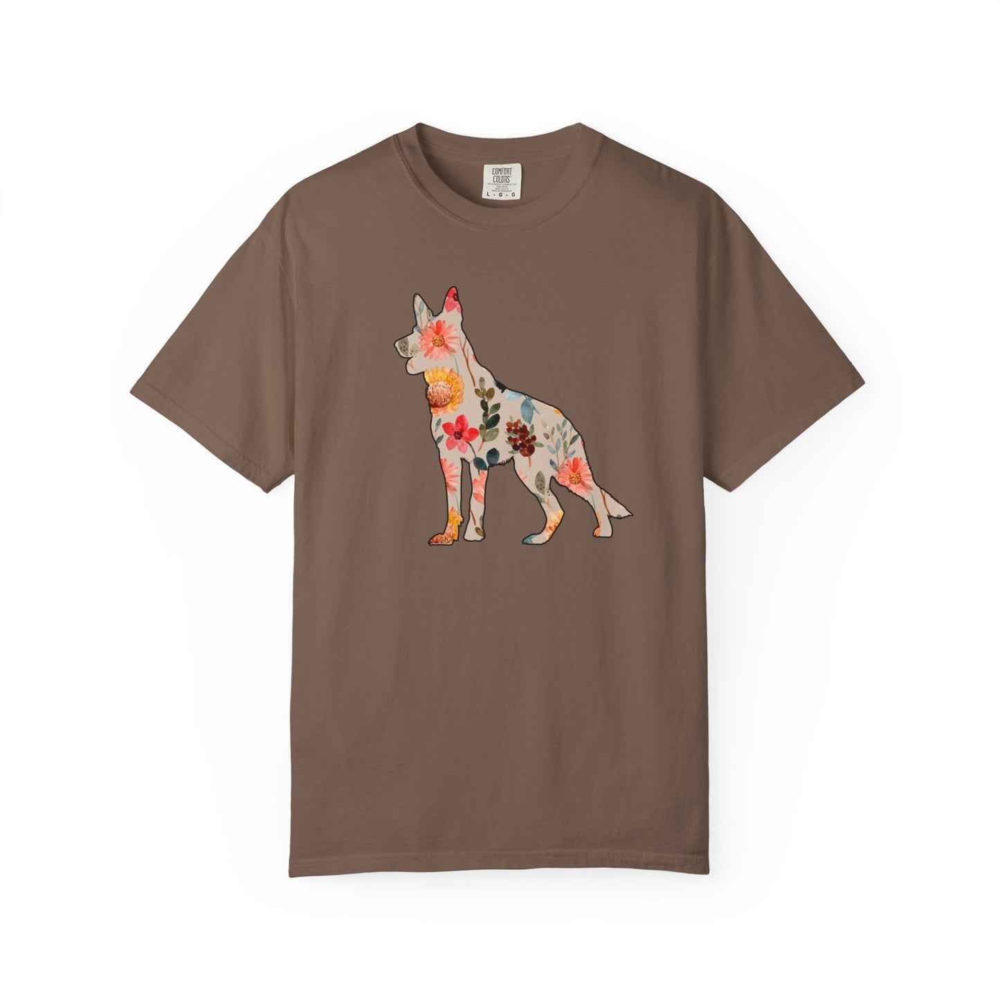 Floral German Shepherd Shirt