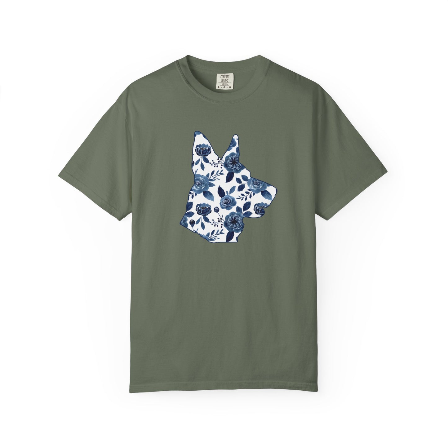 Floral German Shepherd Shirt