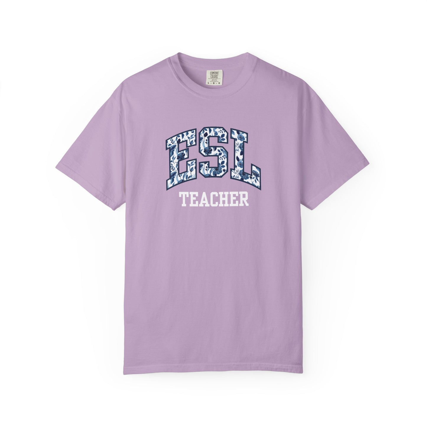 Floral ESL Teacher Shirt