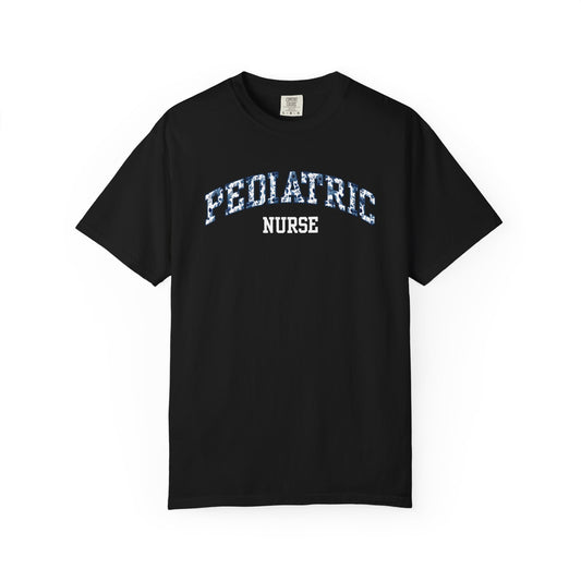 Floral Pediatric Nurse Shirt