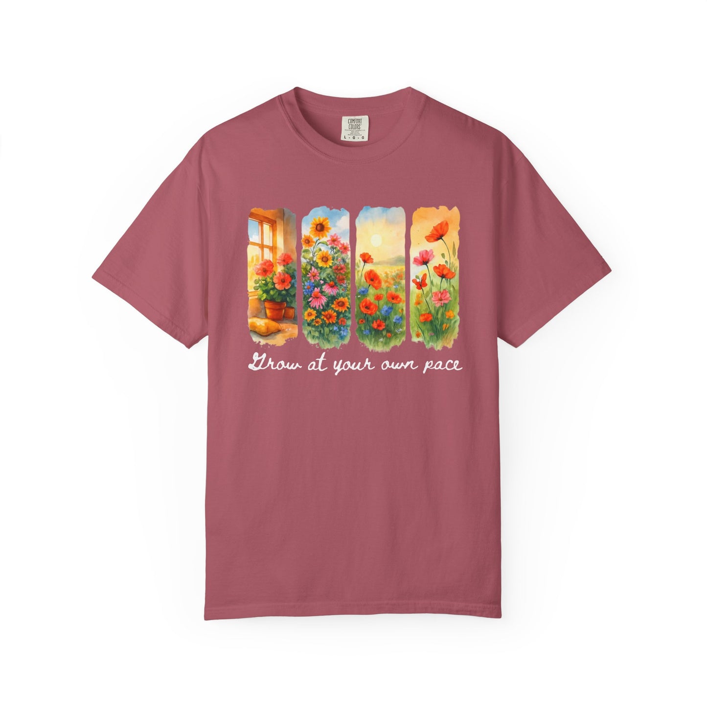 Floral Grow At Your Own Pace Shirt