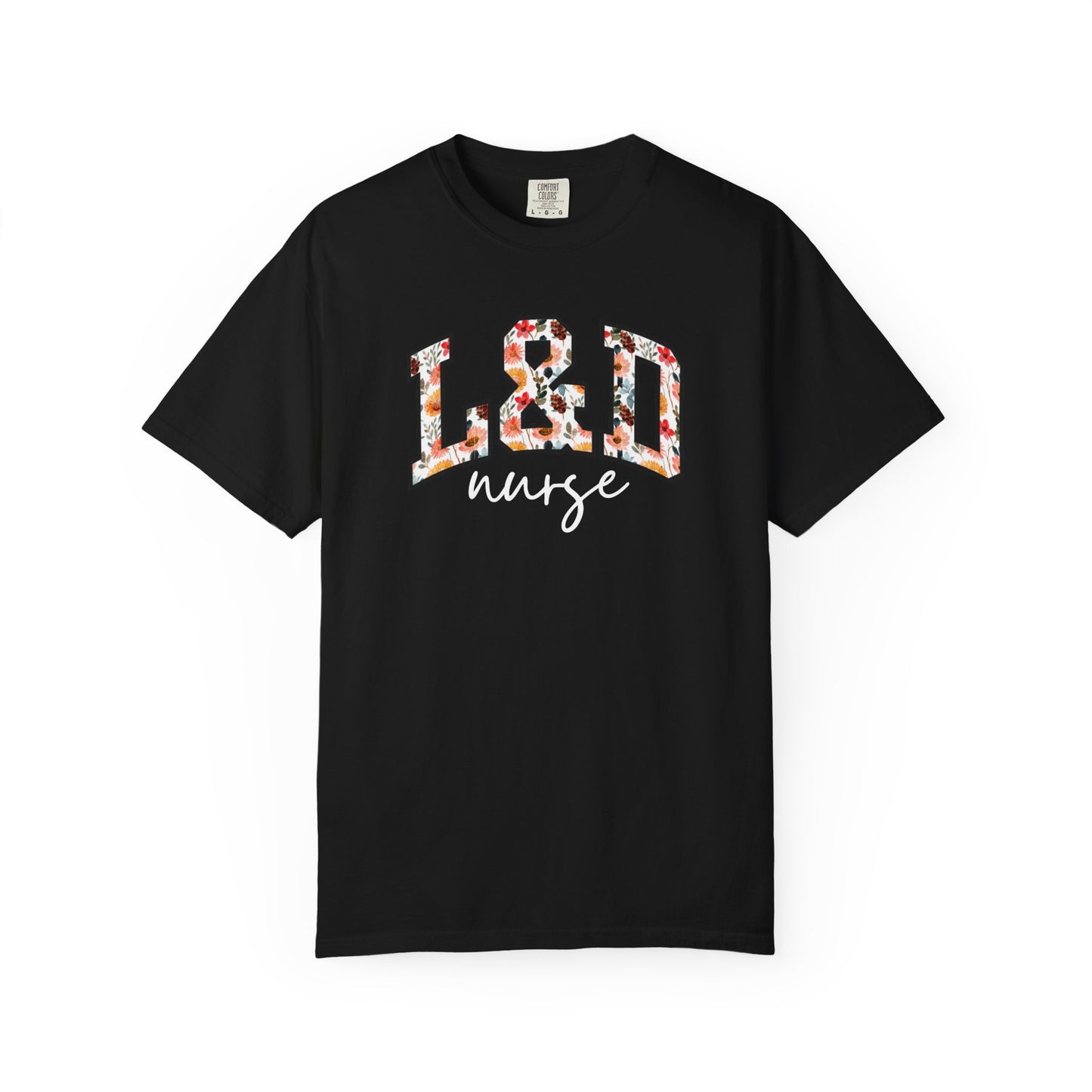 Floral L&D Nurse Shirt