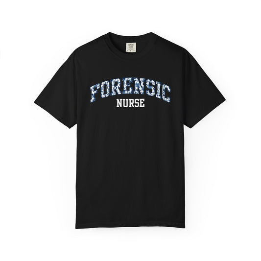Floral Forensic Nurse Shirt