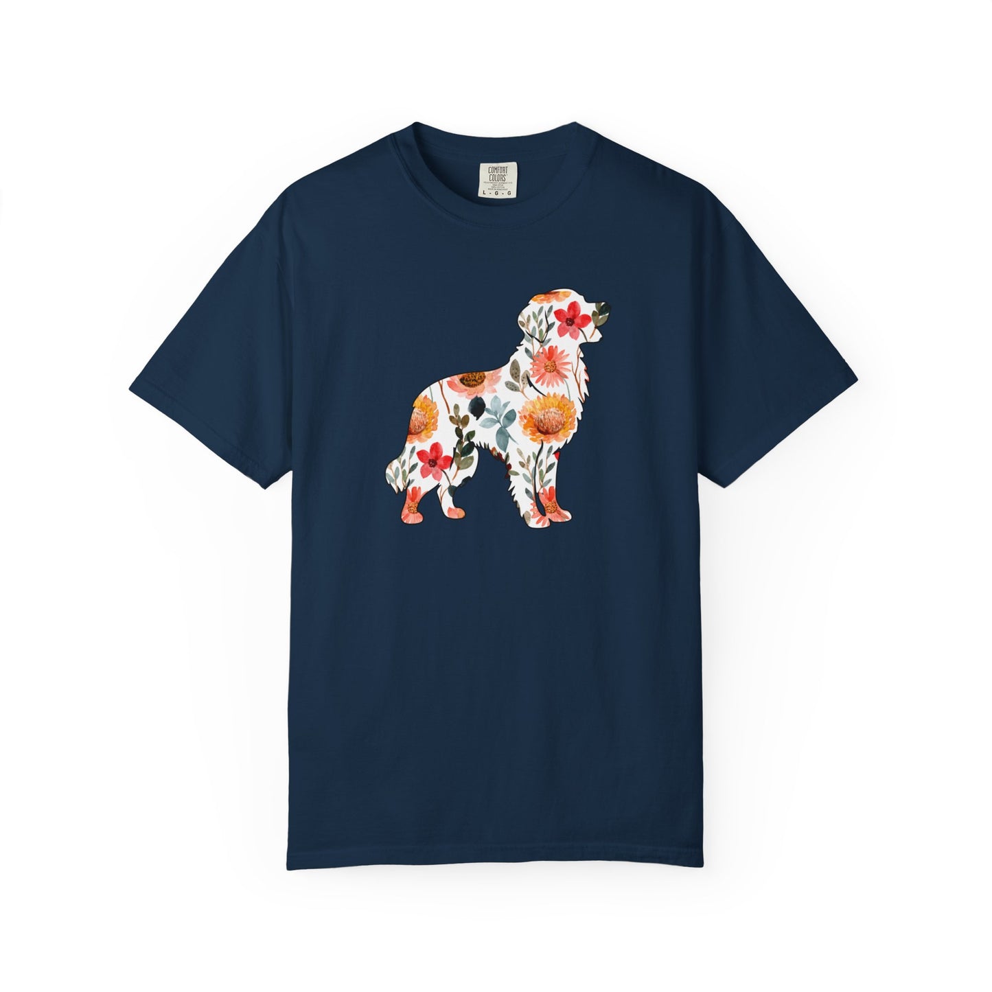 Floral Golden Retriever Shirt