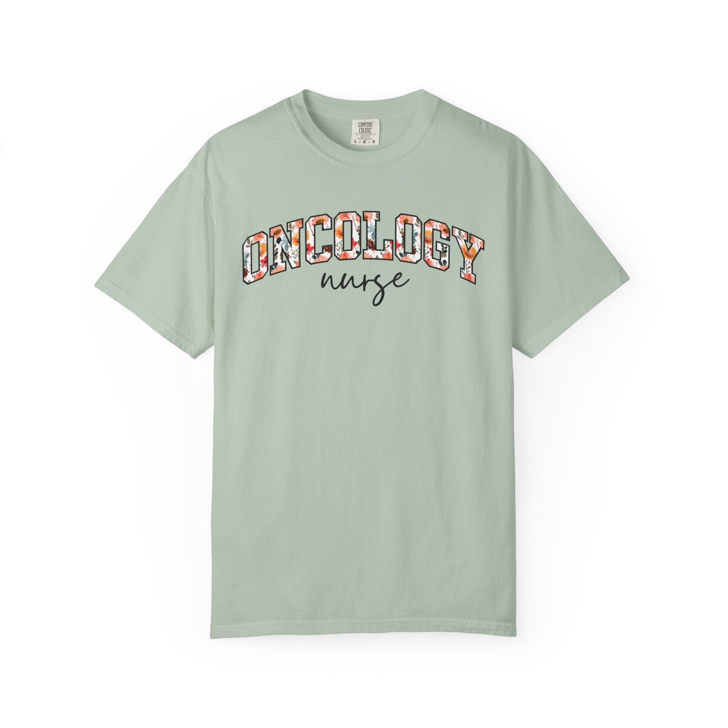 Floral Oncology Nurse Shirt