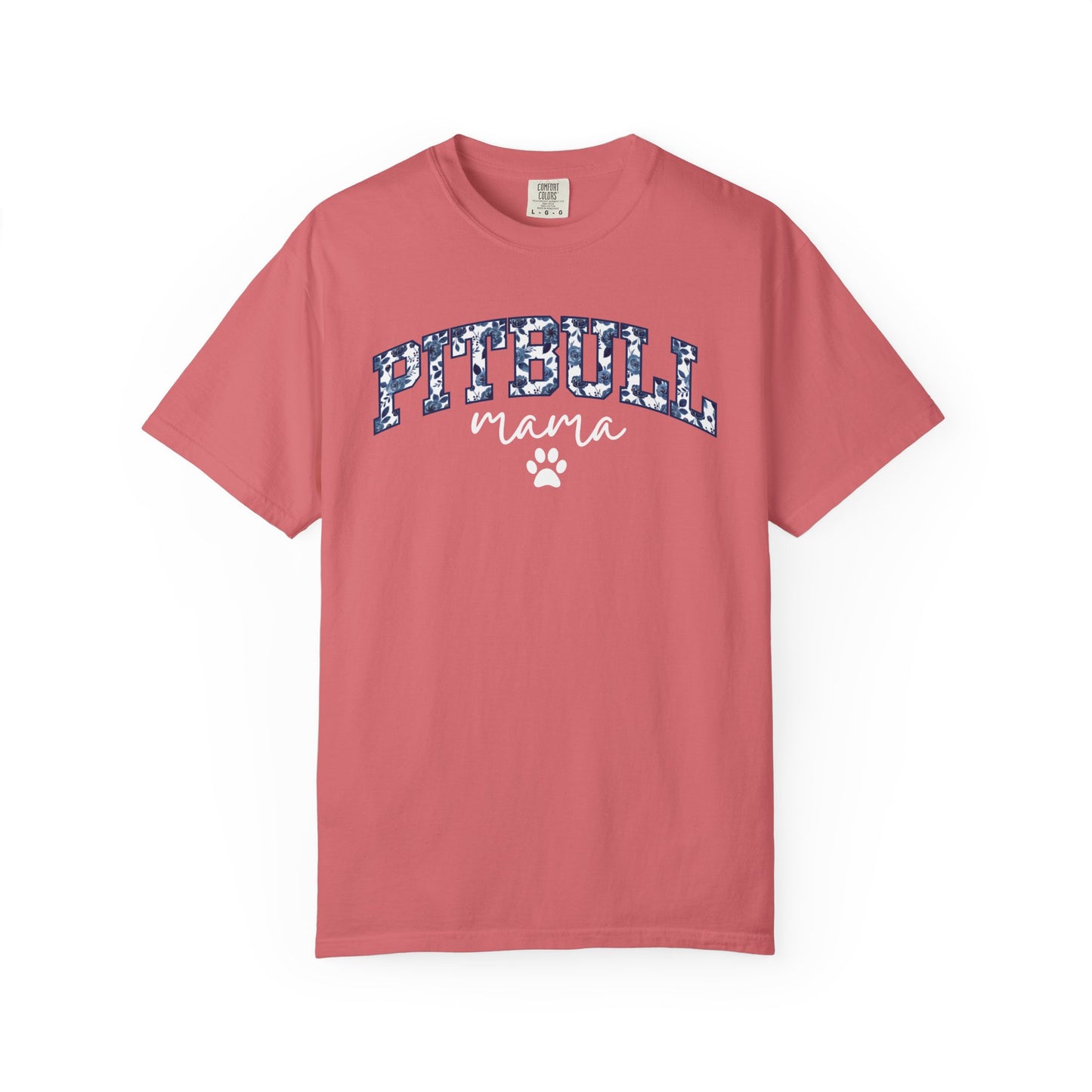 Floral Pitbull Mama Shirt
