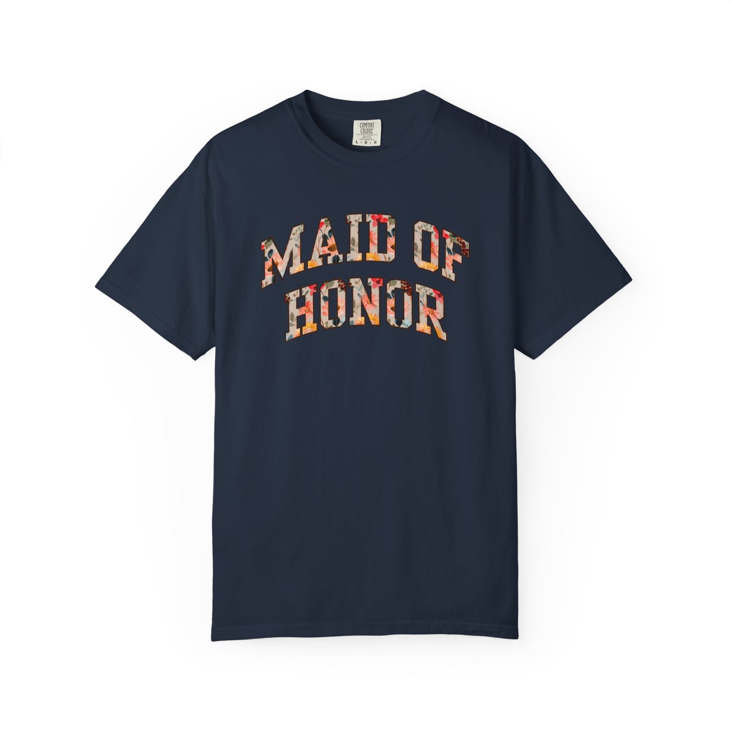 Floral Maid of Honor Shirt