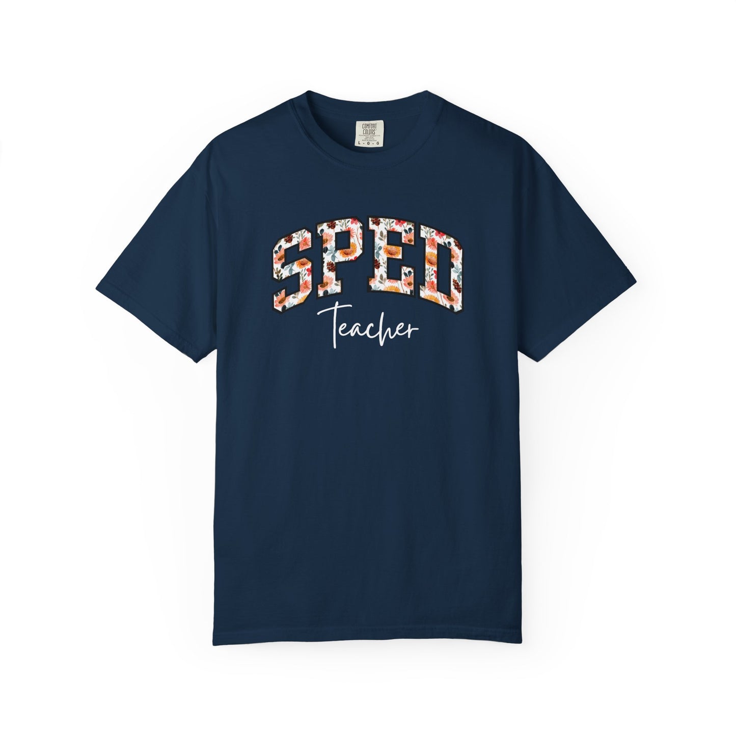 Floral SPED Teacher Shirt