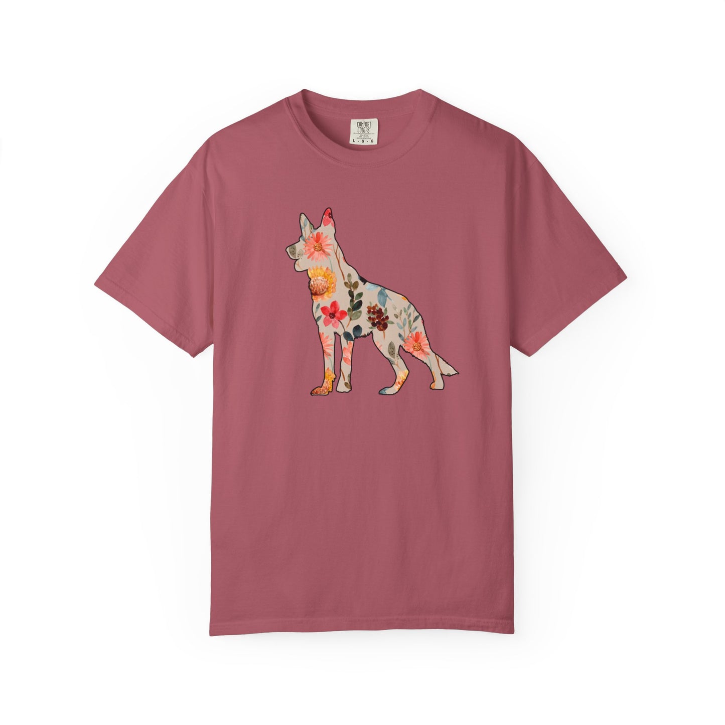 Floral German Shepherd Shirt