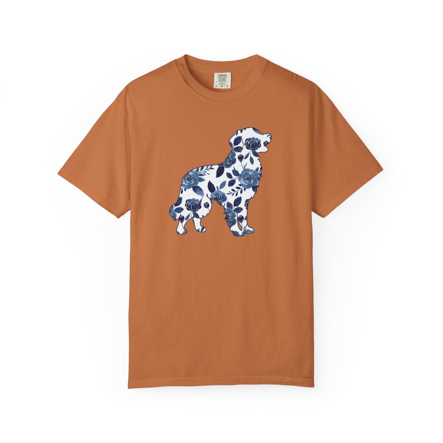 Floral Golden Retriever Shirt