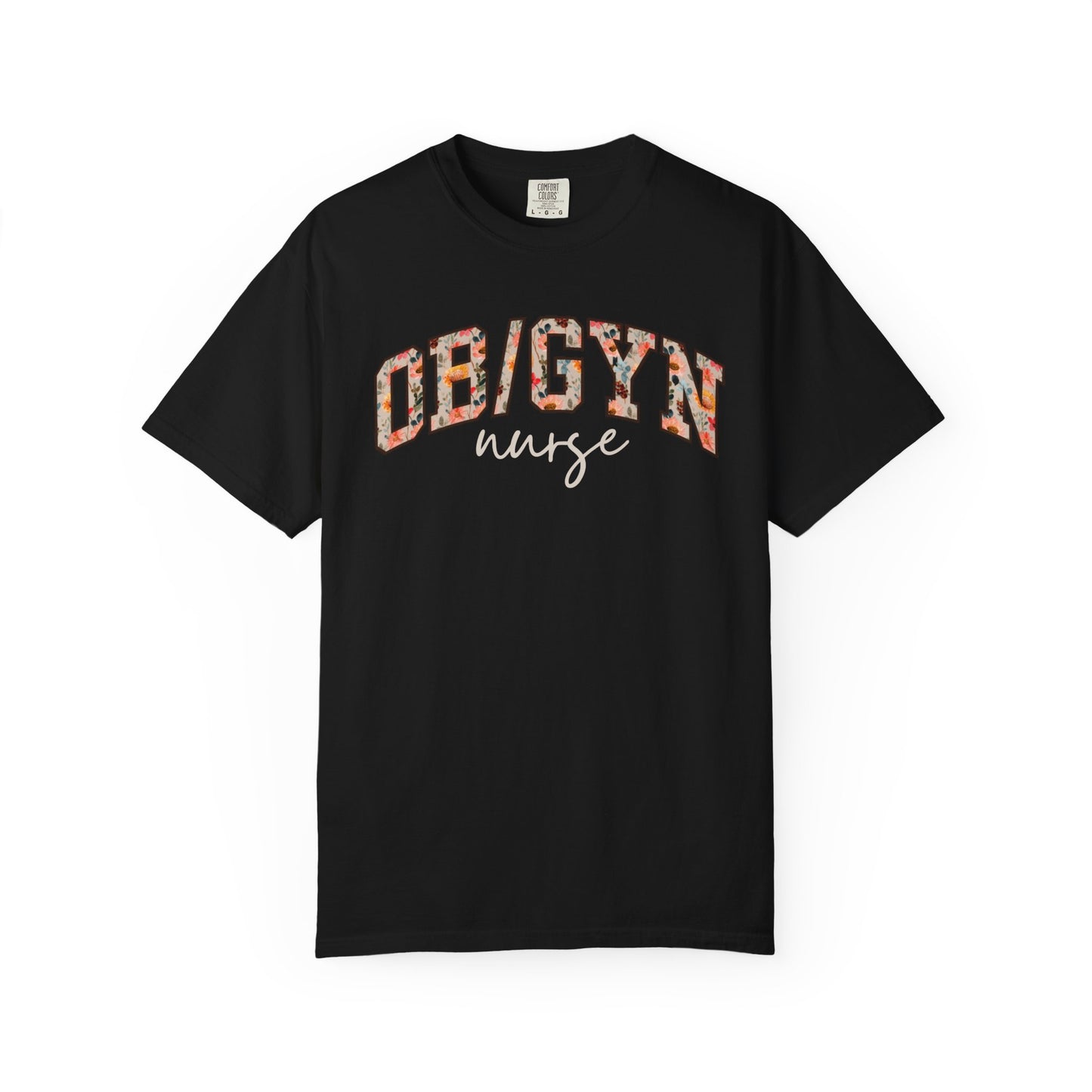 Floral OB/GYN Nurse Shirt