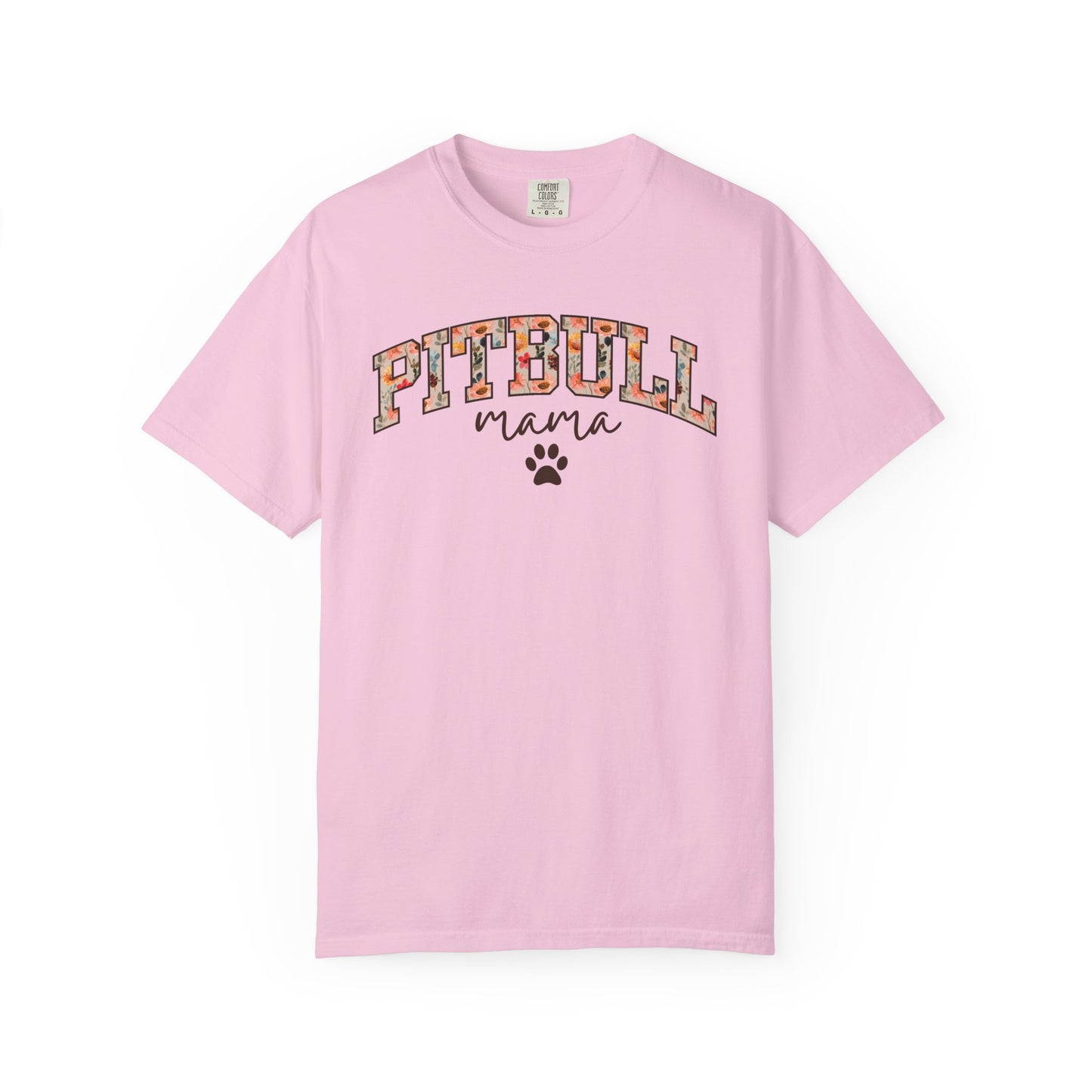 Floral Pitbull Mama Shirt