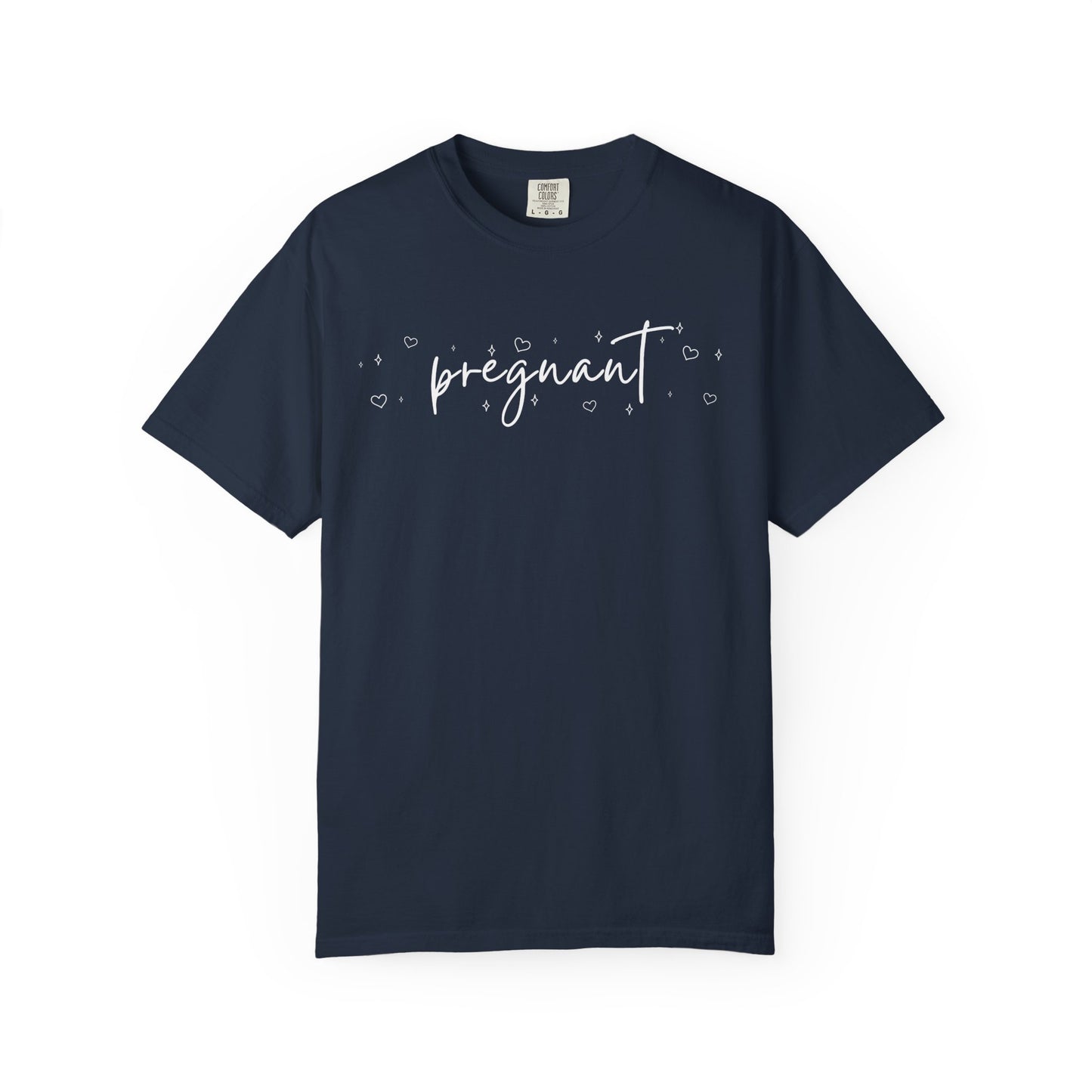 Pregnant Heart Sparkle Shirt
