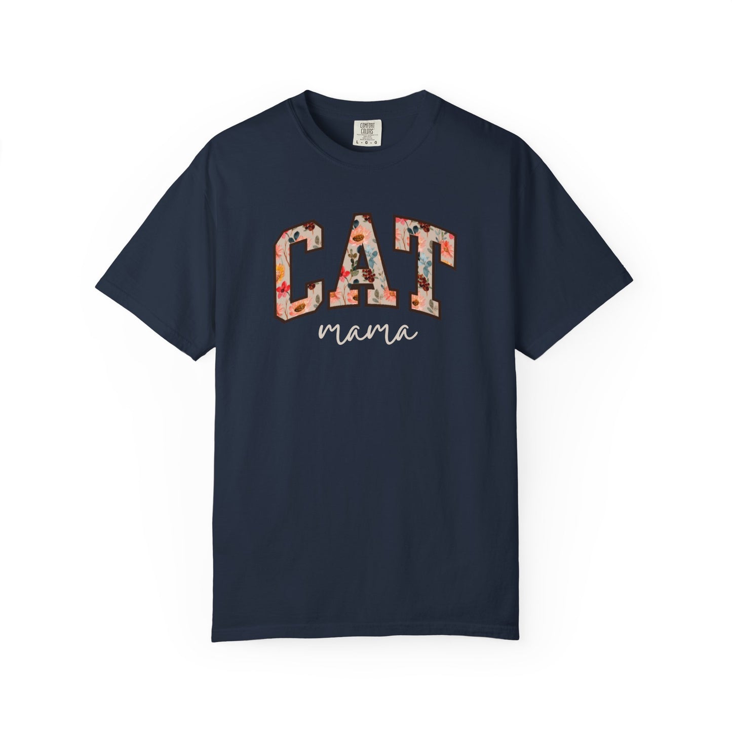 Floral Cat Mama Shirt