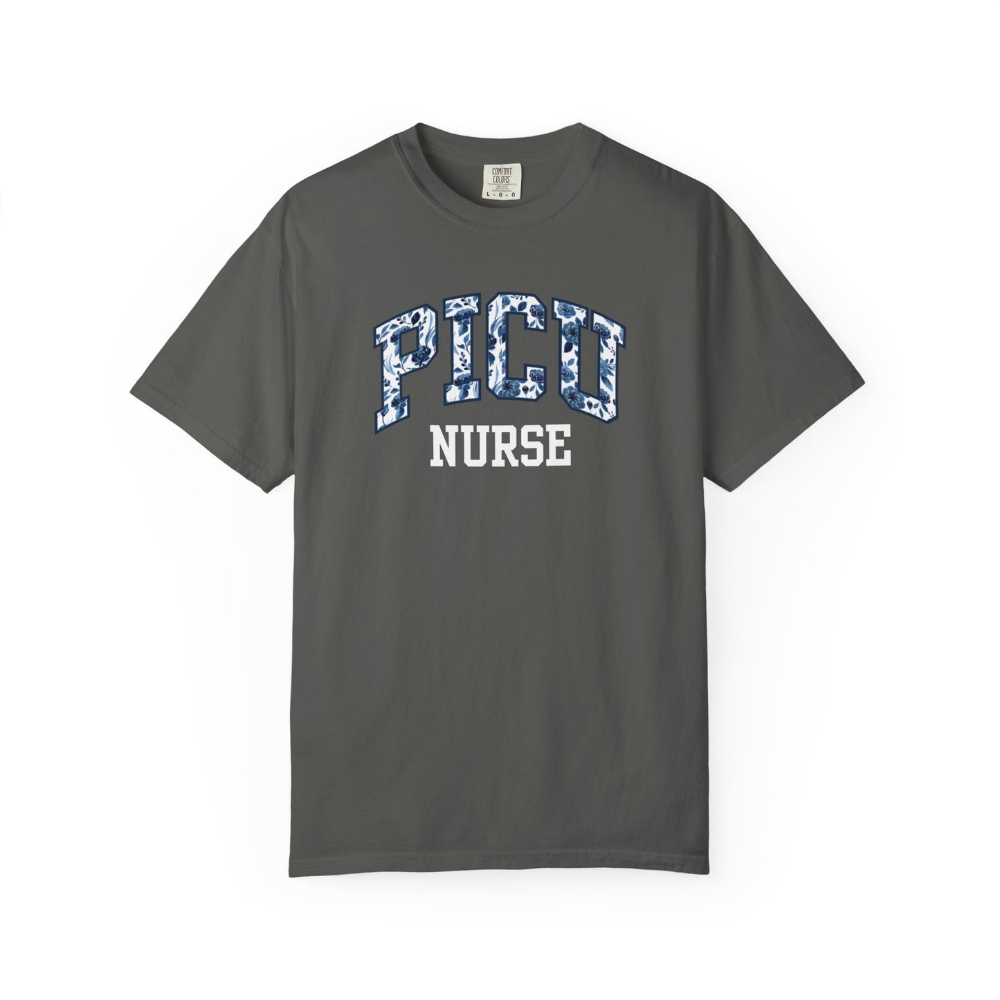 Floral PICU Nurse Shirt