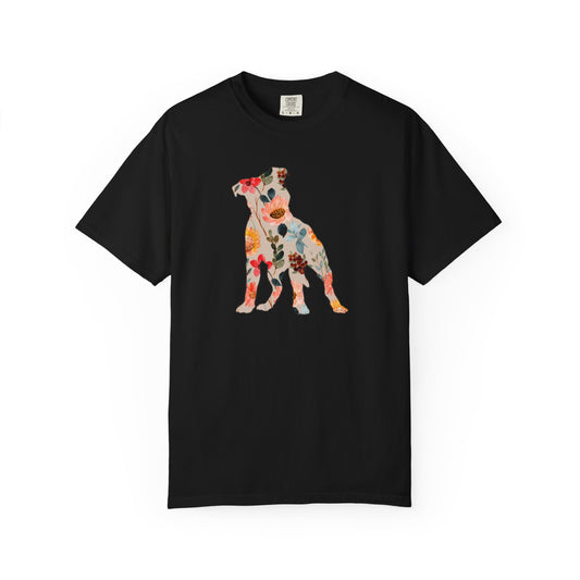 Floral Pitbull Shirt