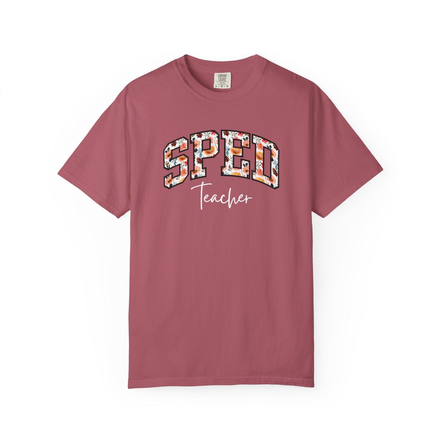 Floral SPED Teacher Shirt
