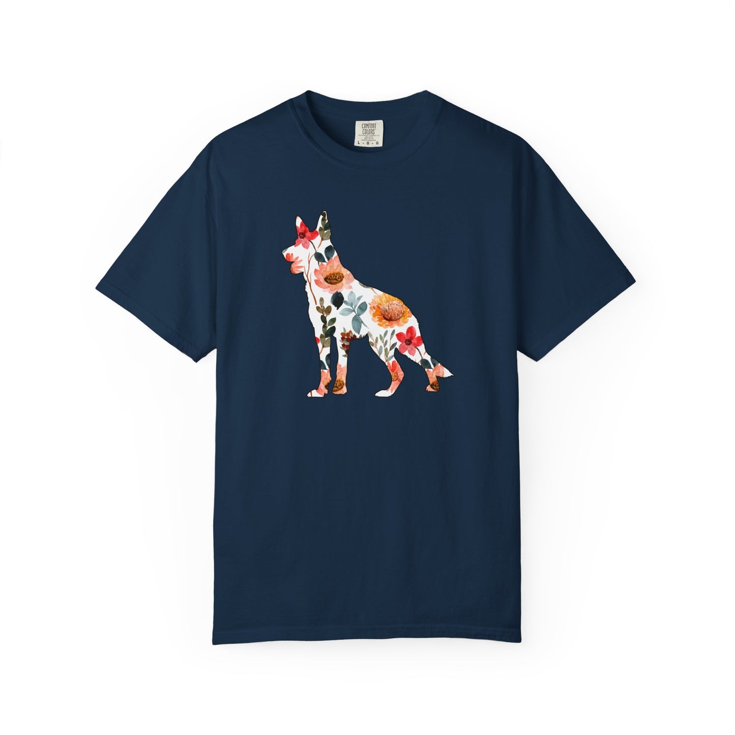 Floral German Shepherd Shirt