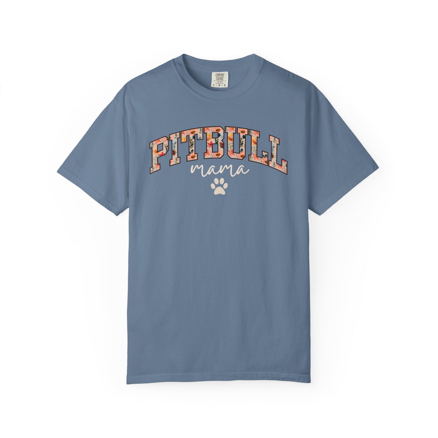 Floral Pitbull Mama Shirt