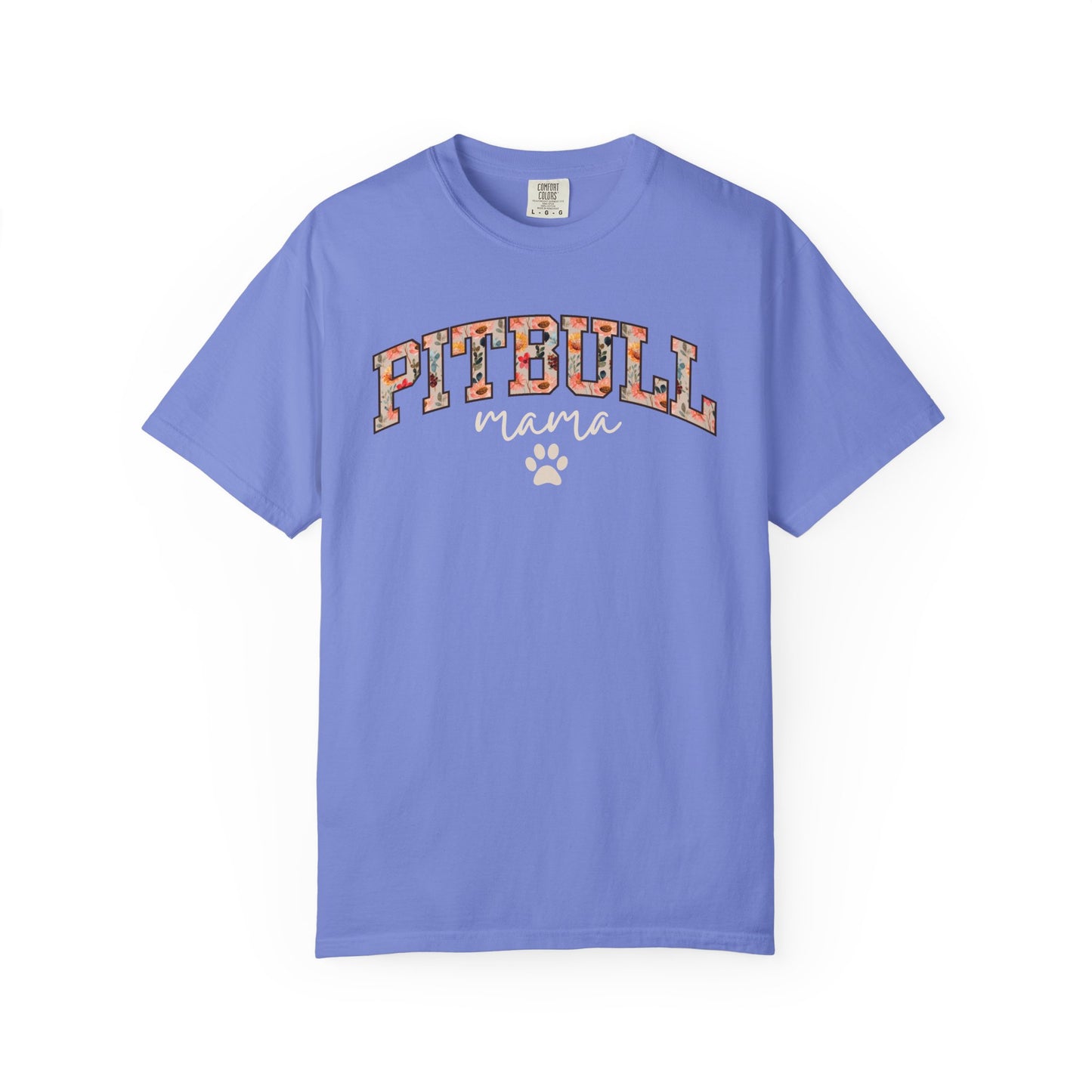 Floral Pitbull Mama Shirt