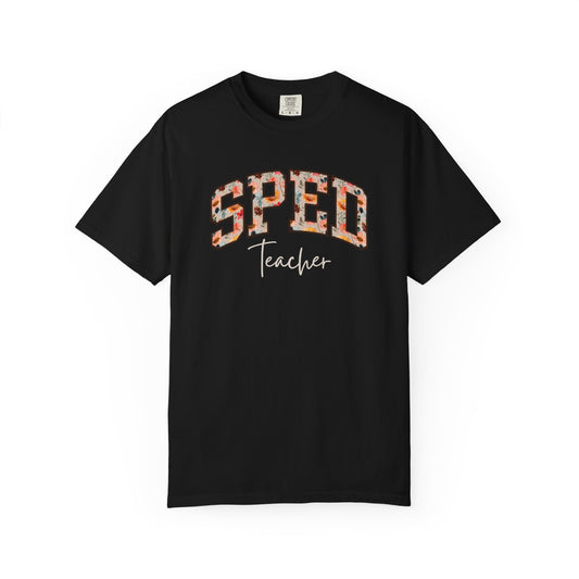 Floral SPED Teacher Shirt