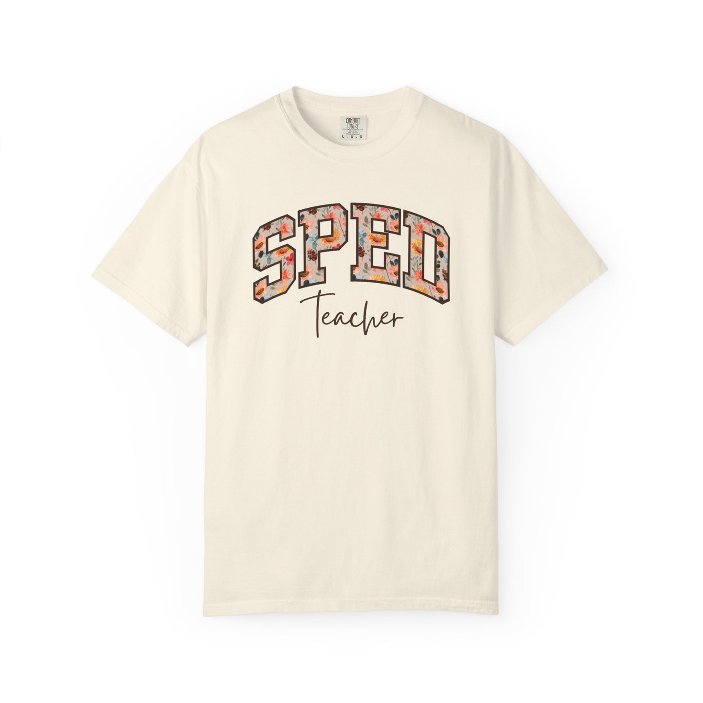Floral SPED Teacher Shirt