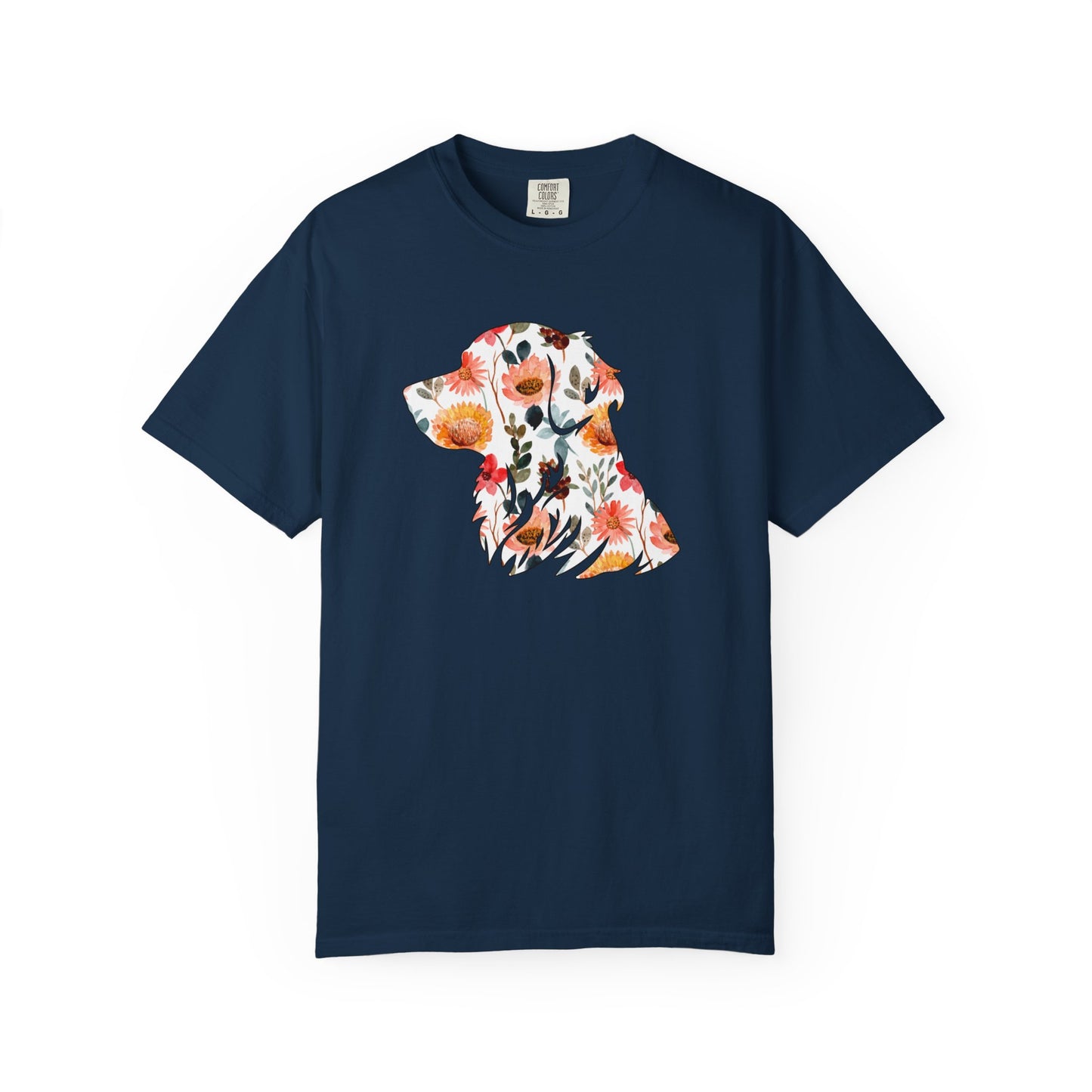 Floral Golden Retriever Shirt
