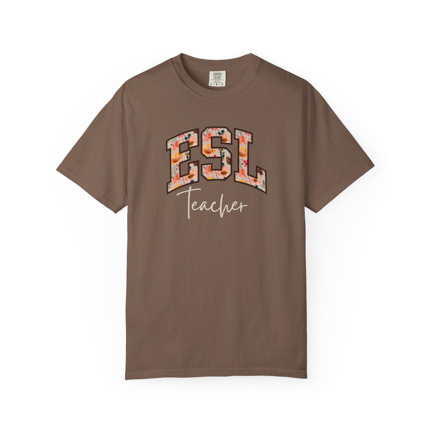 Floral ESL Teacher Shirt
